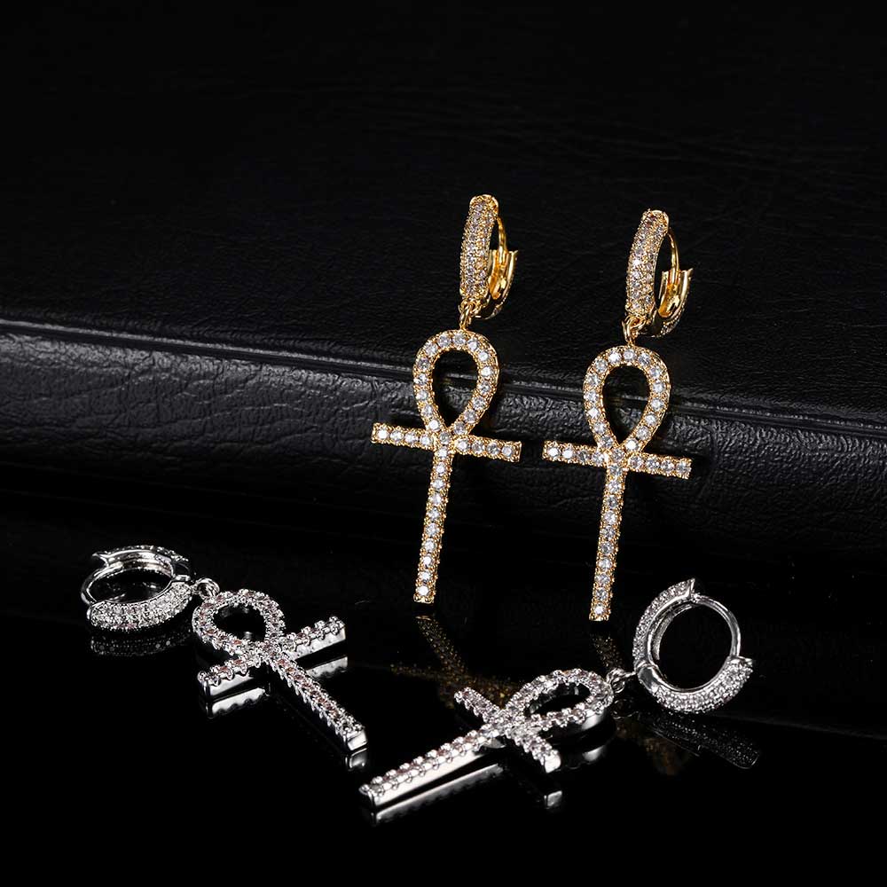 Ankh Earrings (Silver) - Image 4