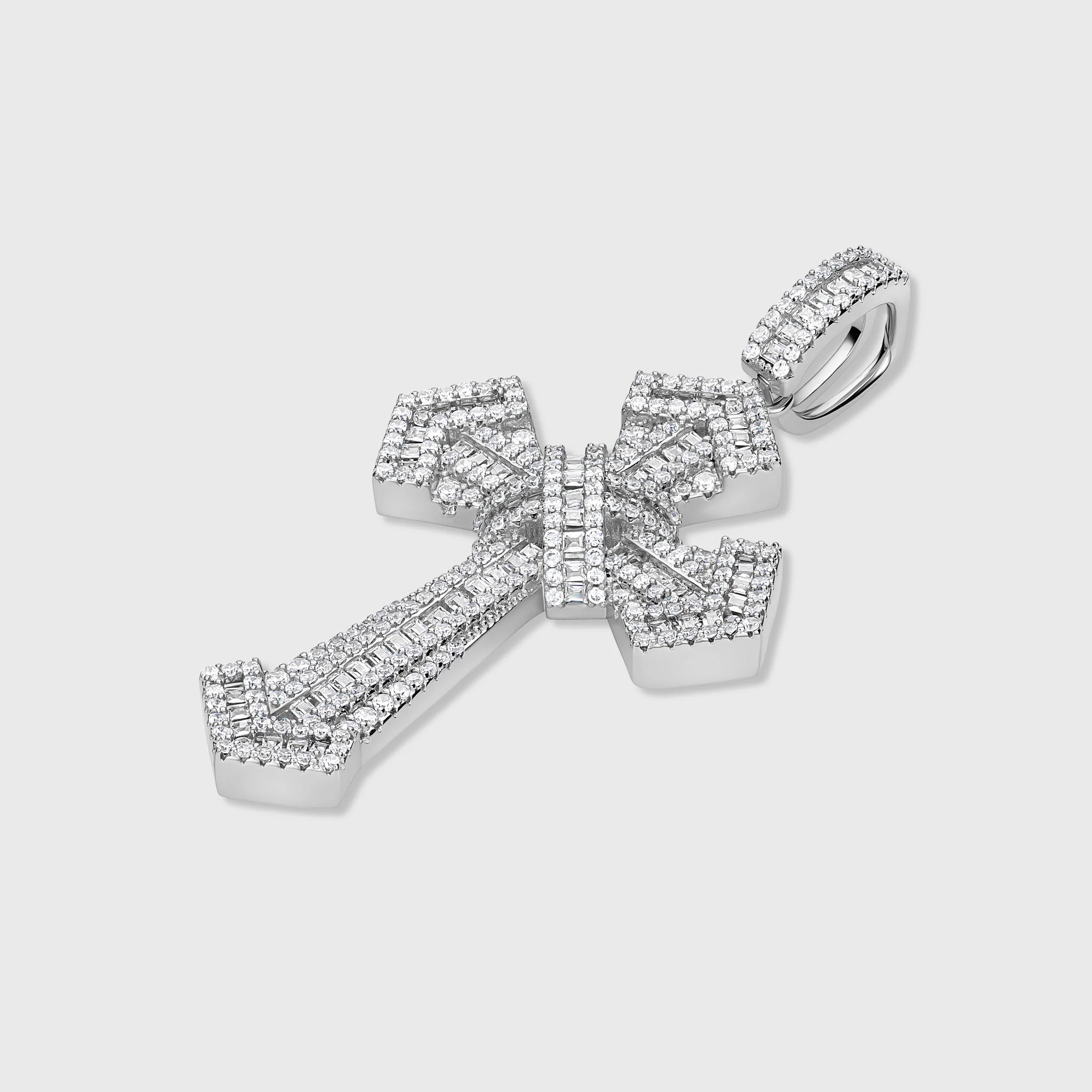 Arrow Cross Pendant (Silver) - Image 3