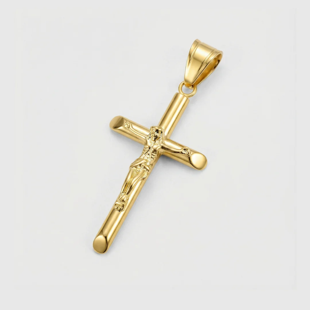 Crucifix Pendant (Gold) - Image 3