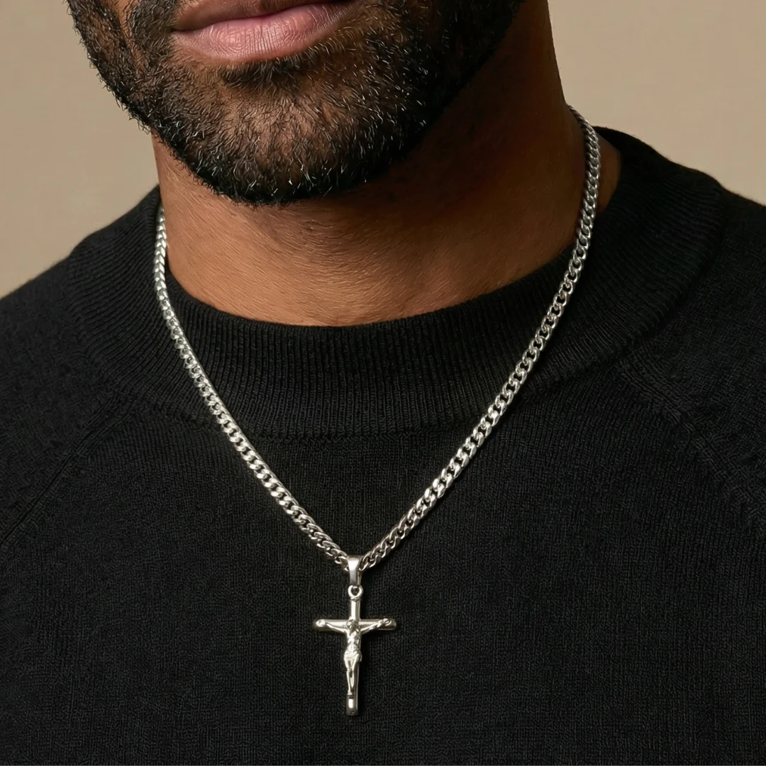 Crucifix Pendant (Silver) - Image 4