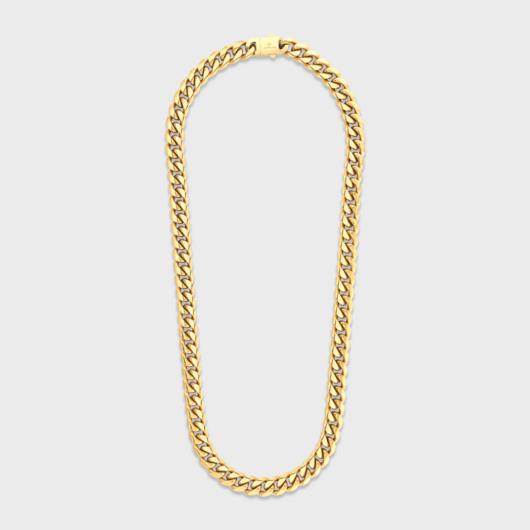 Cuban Link Chain (Gold) - 10mm - Image 4