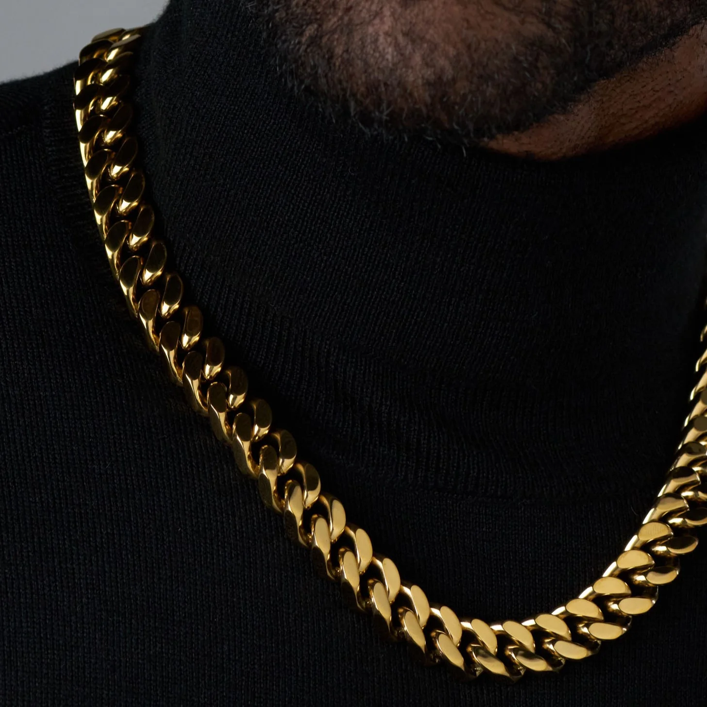 Cuban Link Chain (Gold) - 16mm - Image 5