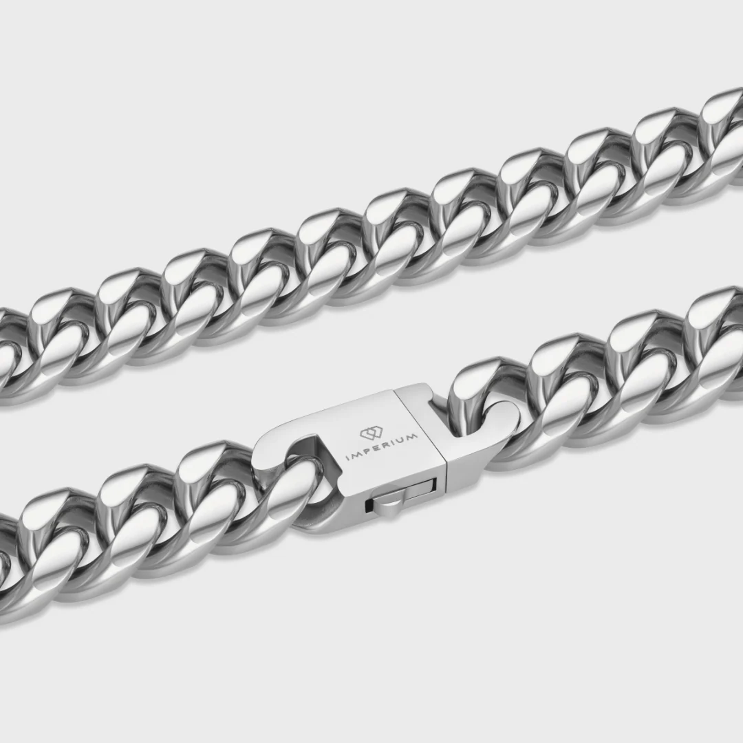 Cuban Link Chain (Silver) - 16mm - Image 3