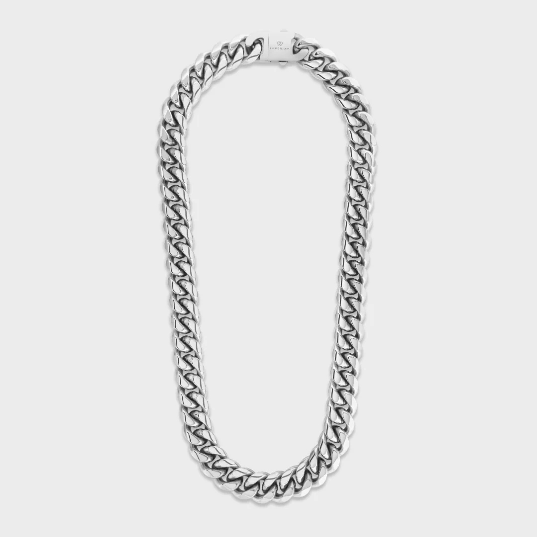 Cuban Link Chain (Silver) - 16mm - Image 4