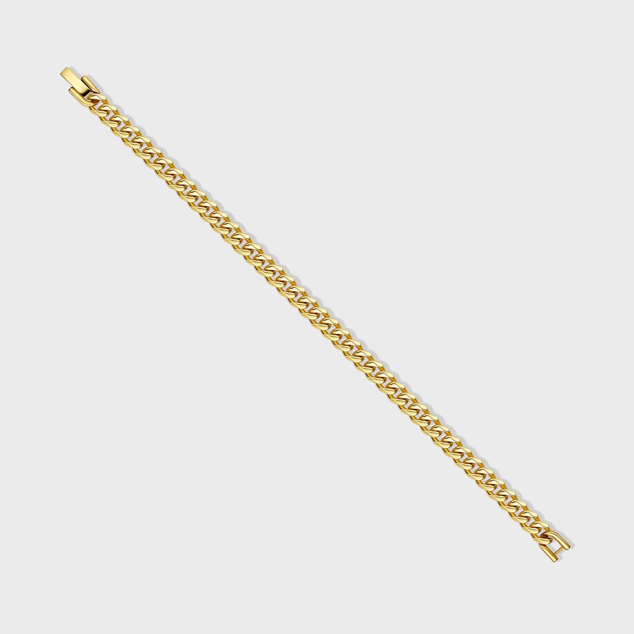 Cuban + Rope Bracelet Stack (Gold) - Image 3
