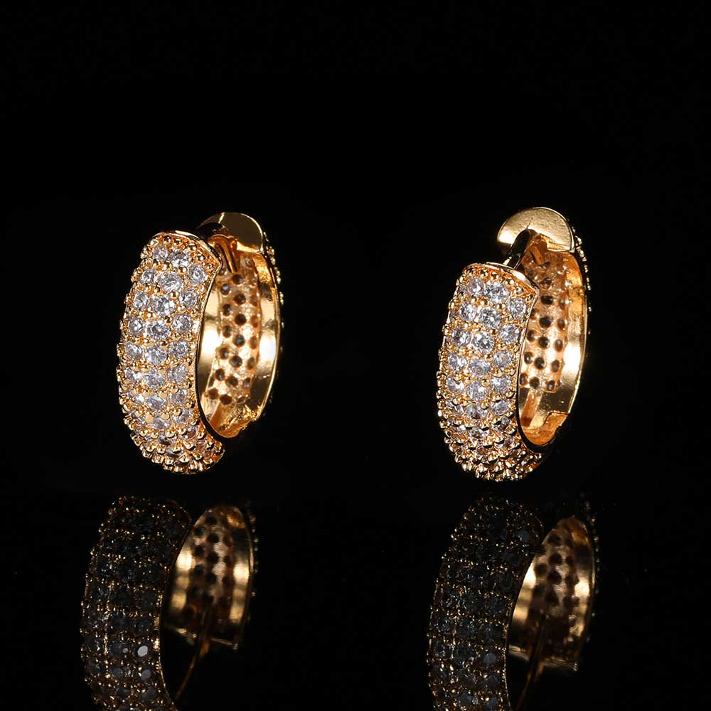 Eternity Earrings (Gold) - Image 4