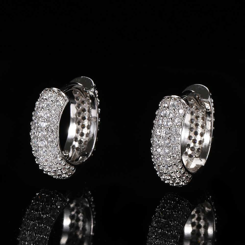 Eternity Earrings (Silver) - Image 4