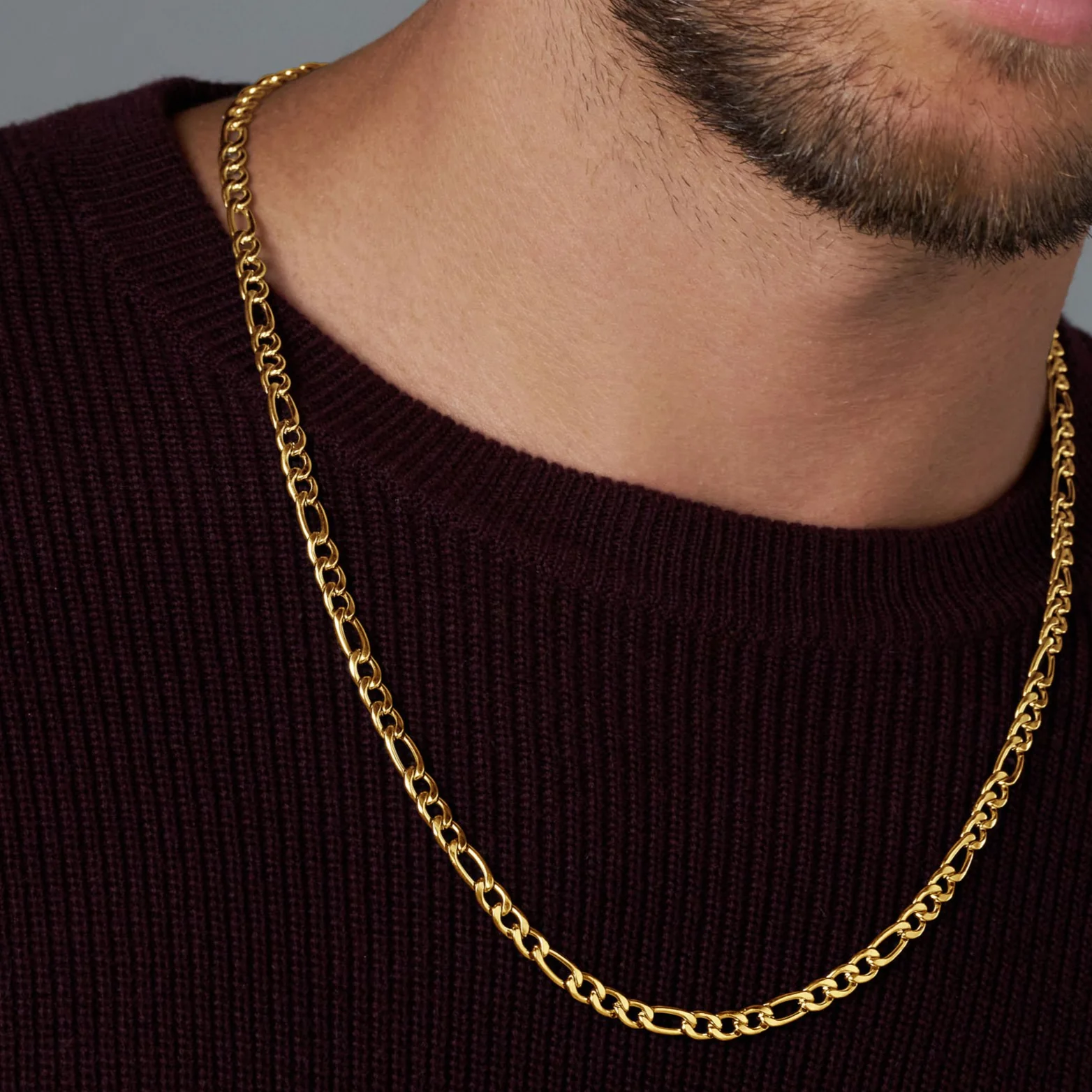 Figaro Chain (Gold) - 5mm - Image 5