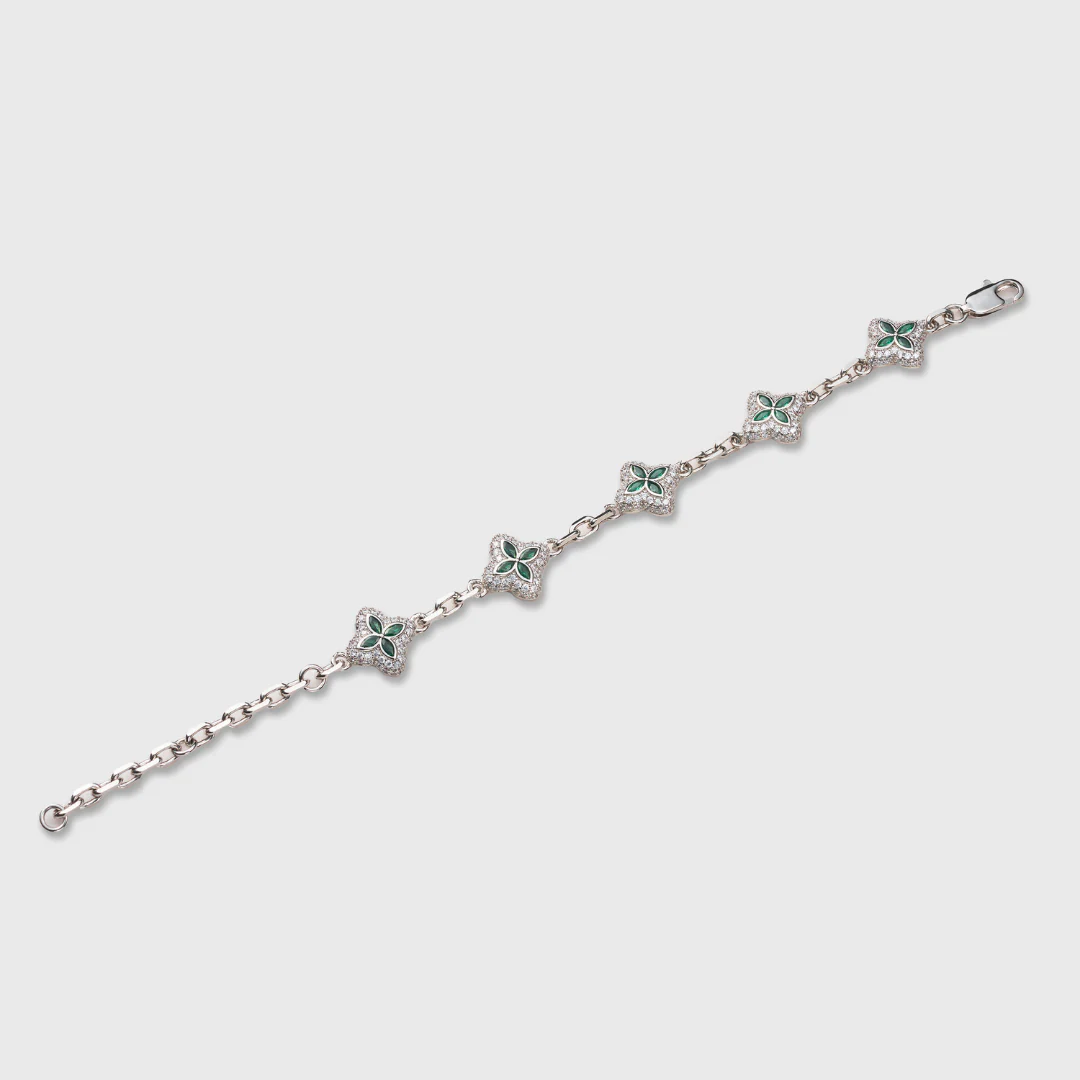 Green Clover Icon Bracelet - Image 4