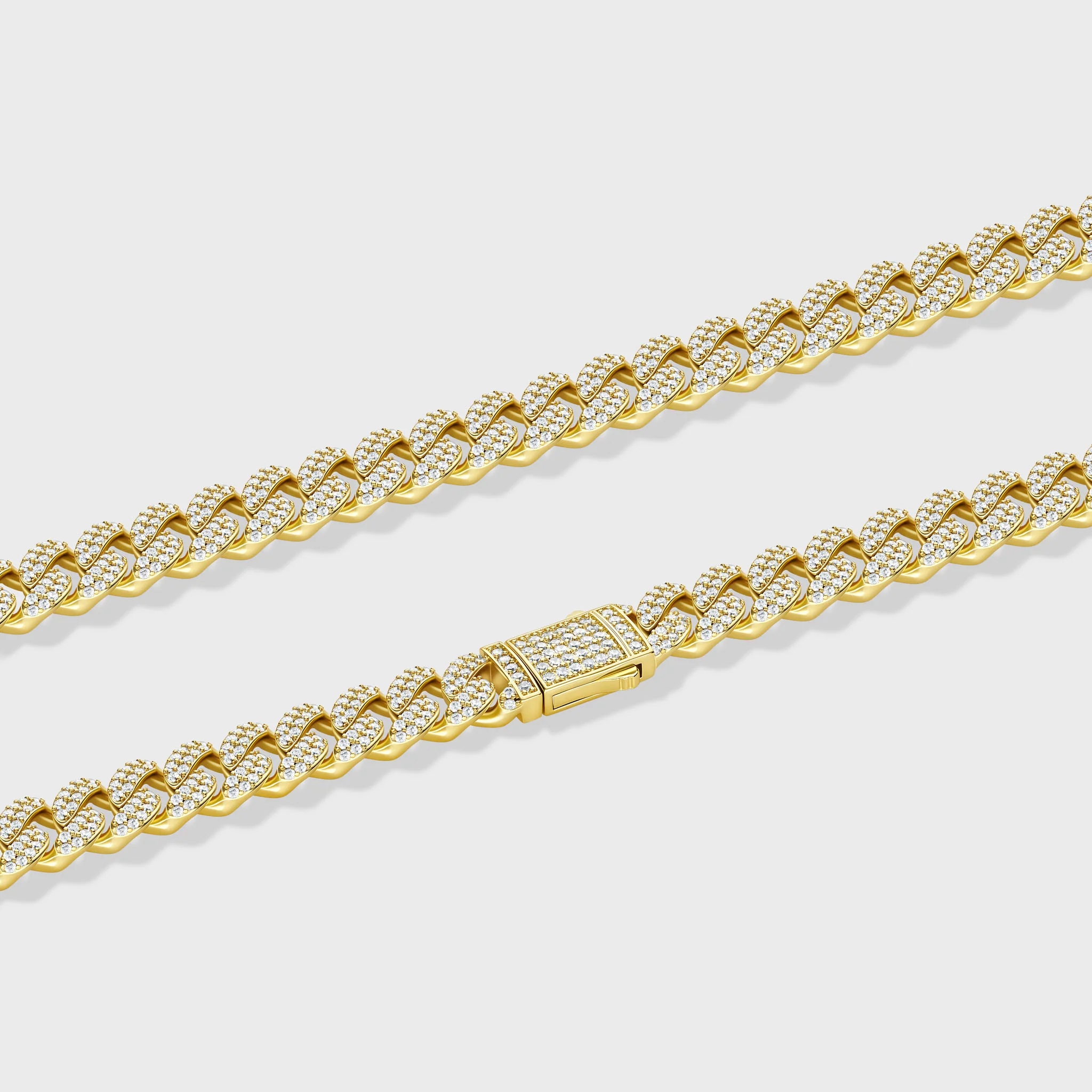 Iced Cuban Chain (Gold) - 12mm - Image 3