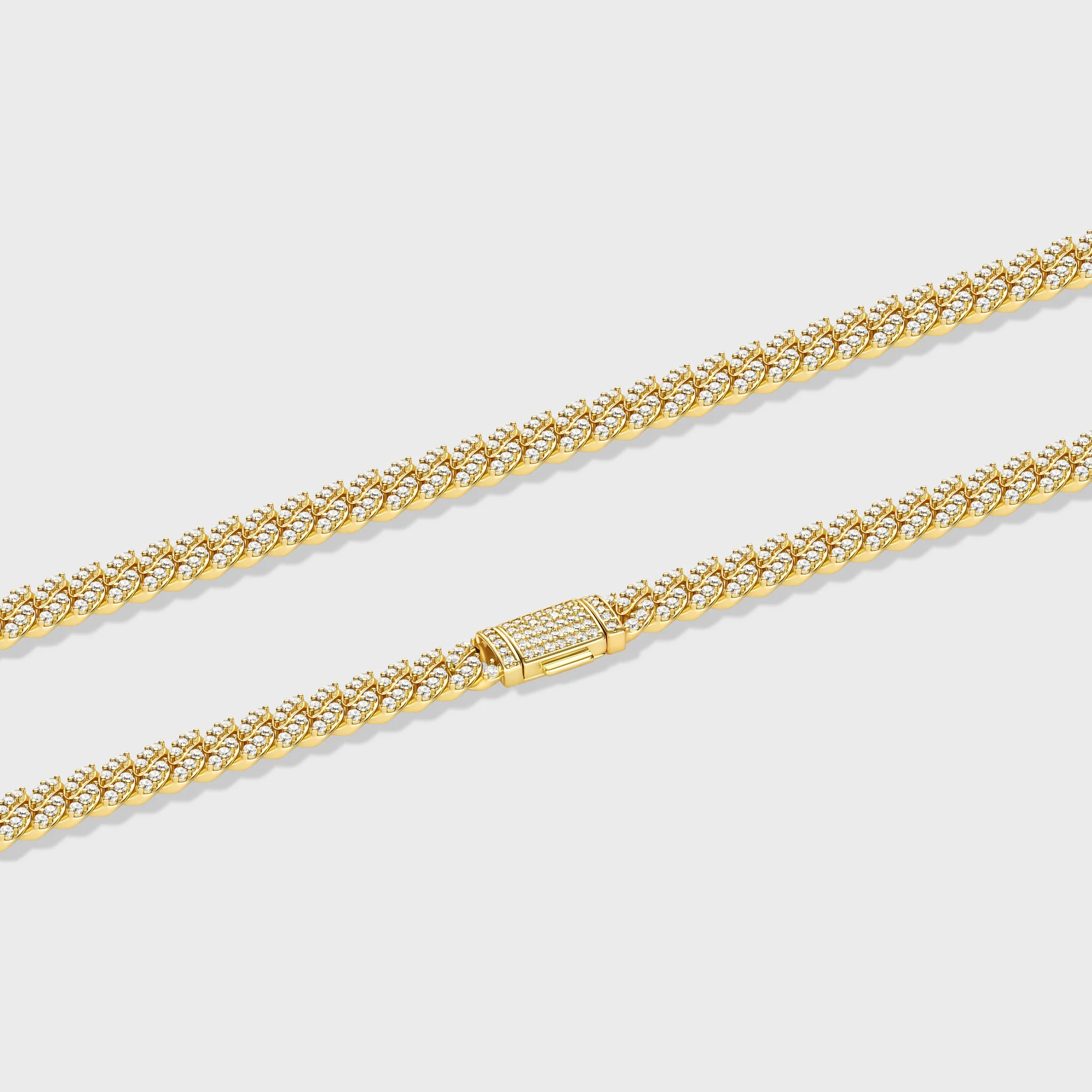Iced Cuban Chain (Gold) - 8mm - Image 3