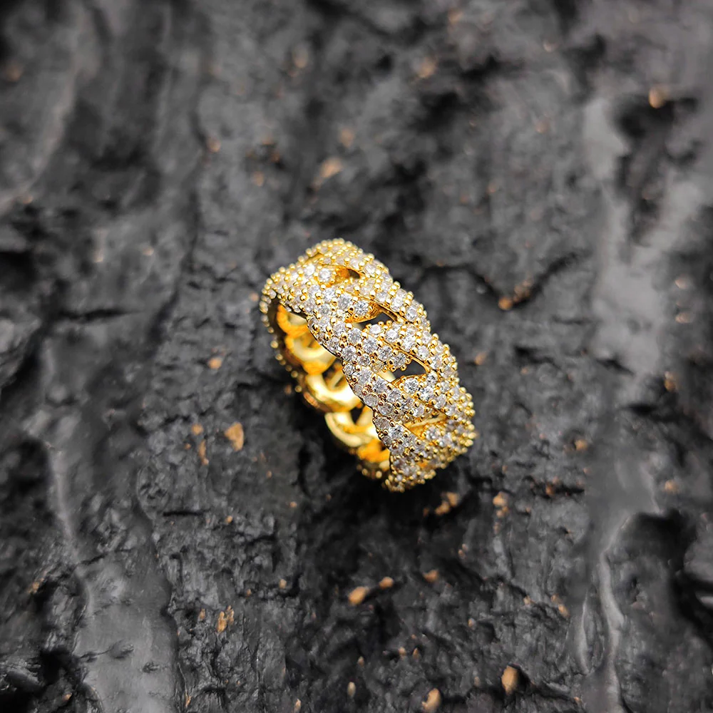 Iced Cuban Ring (Gold) - Image 4