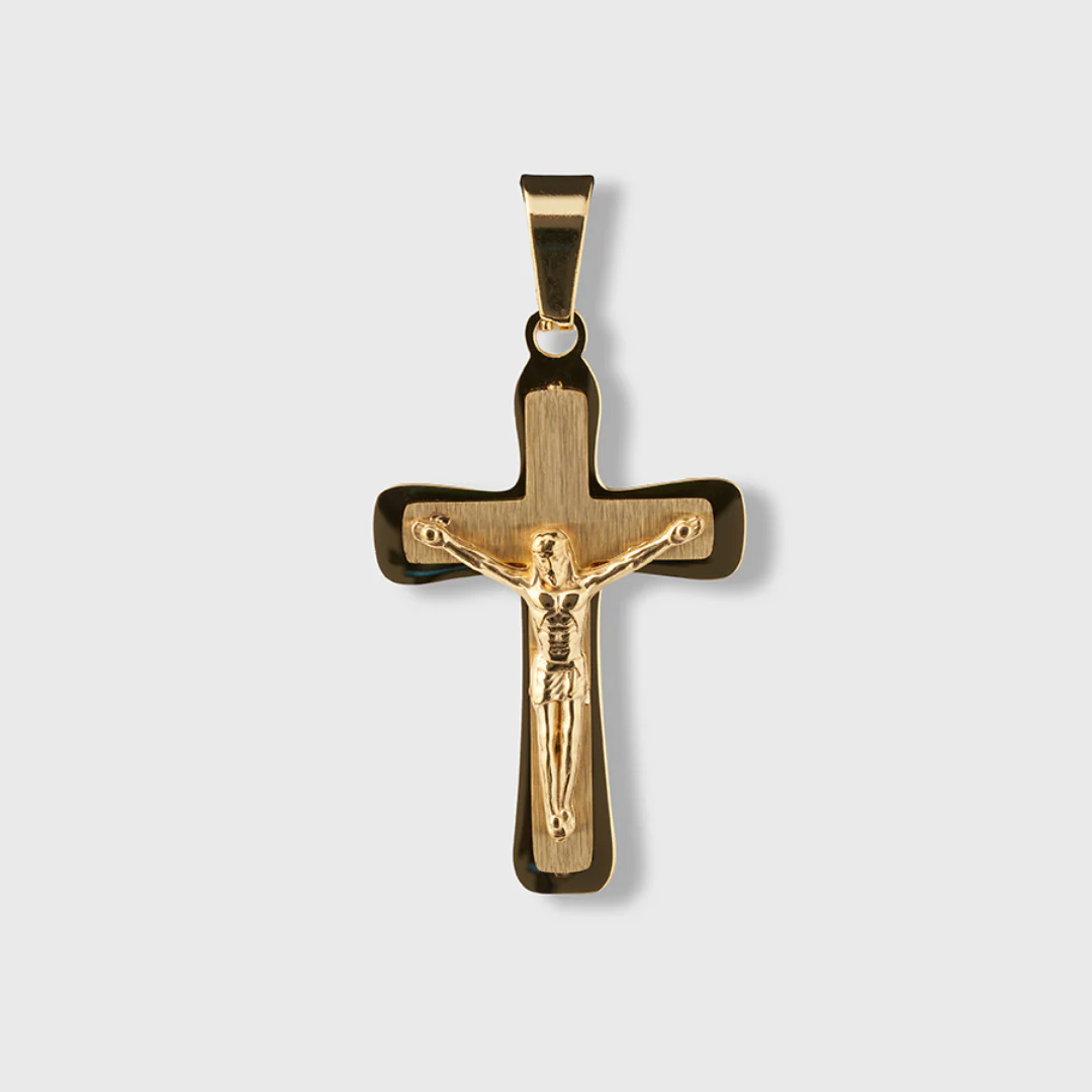Jesus Cross Pendant (Gold)