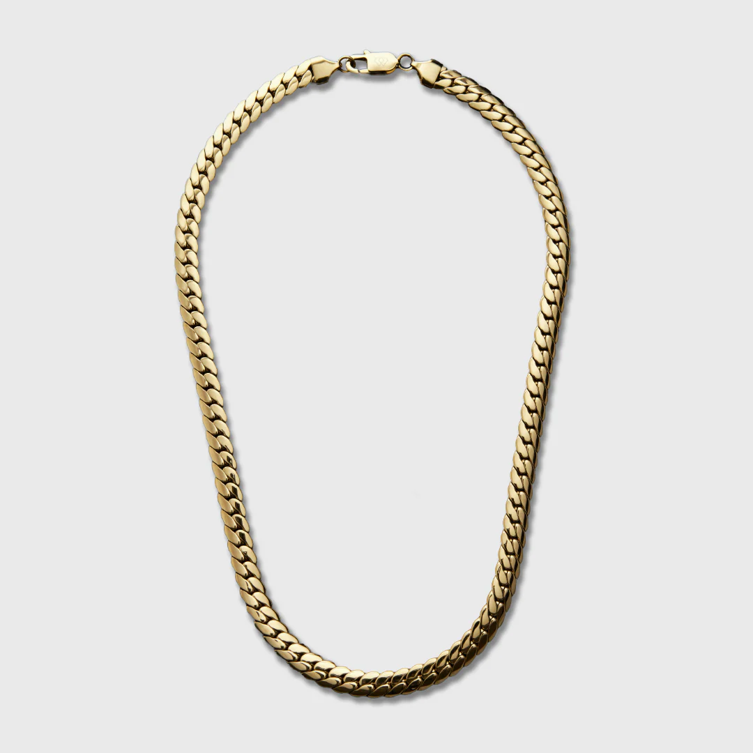 Miami Cuban Link Chain (Gold) - 8mm - Image 5
