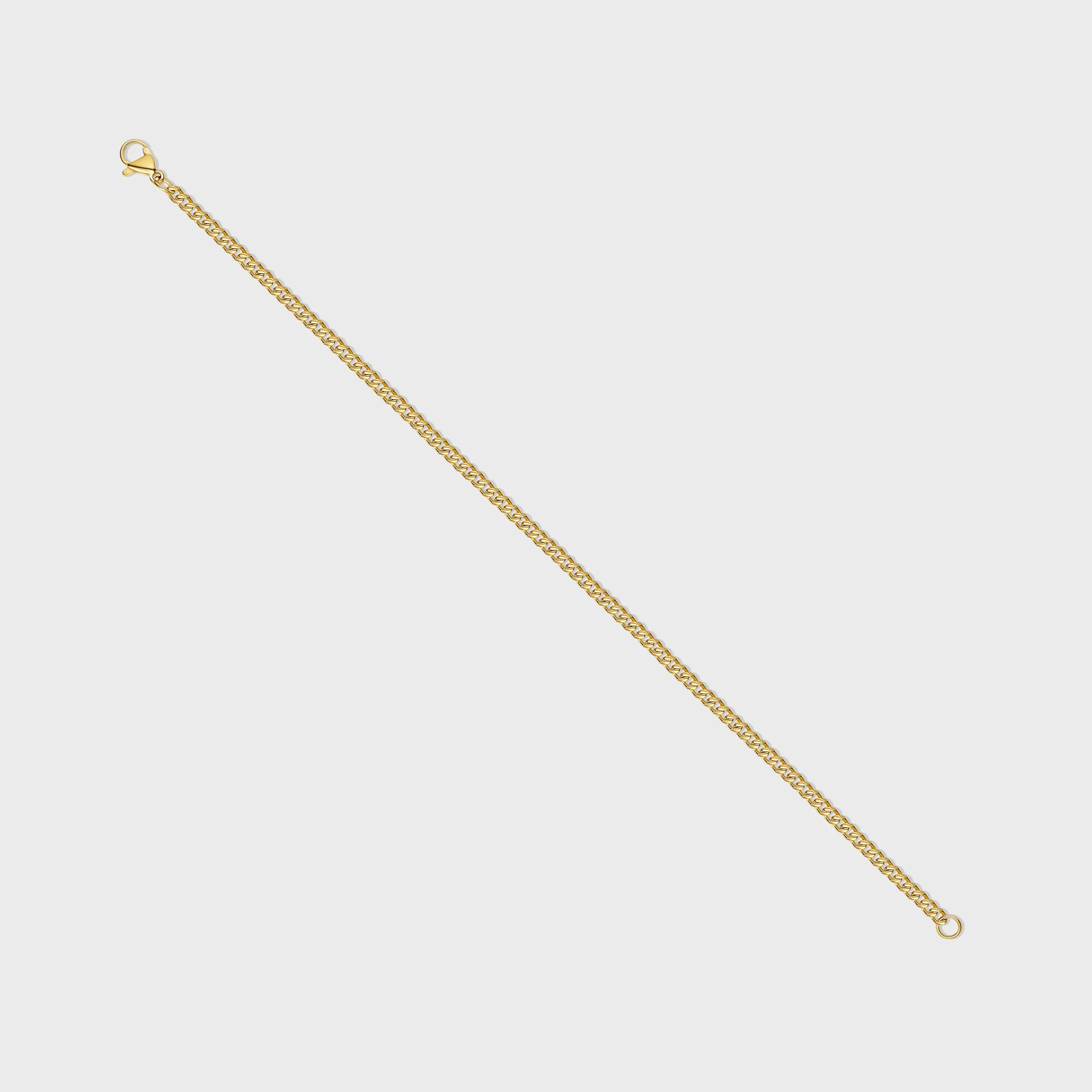 Micro Cuban Bracelet (Gold) - Image 3