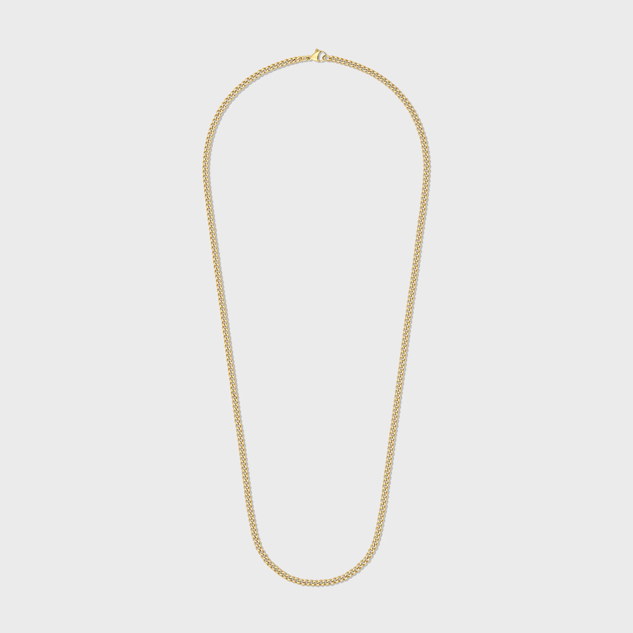 Micro Cuban Link Chain (Gold) - Image 4