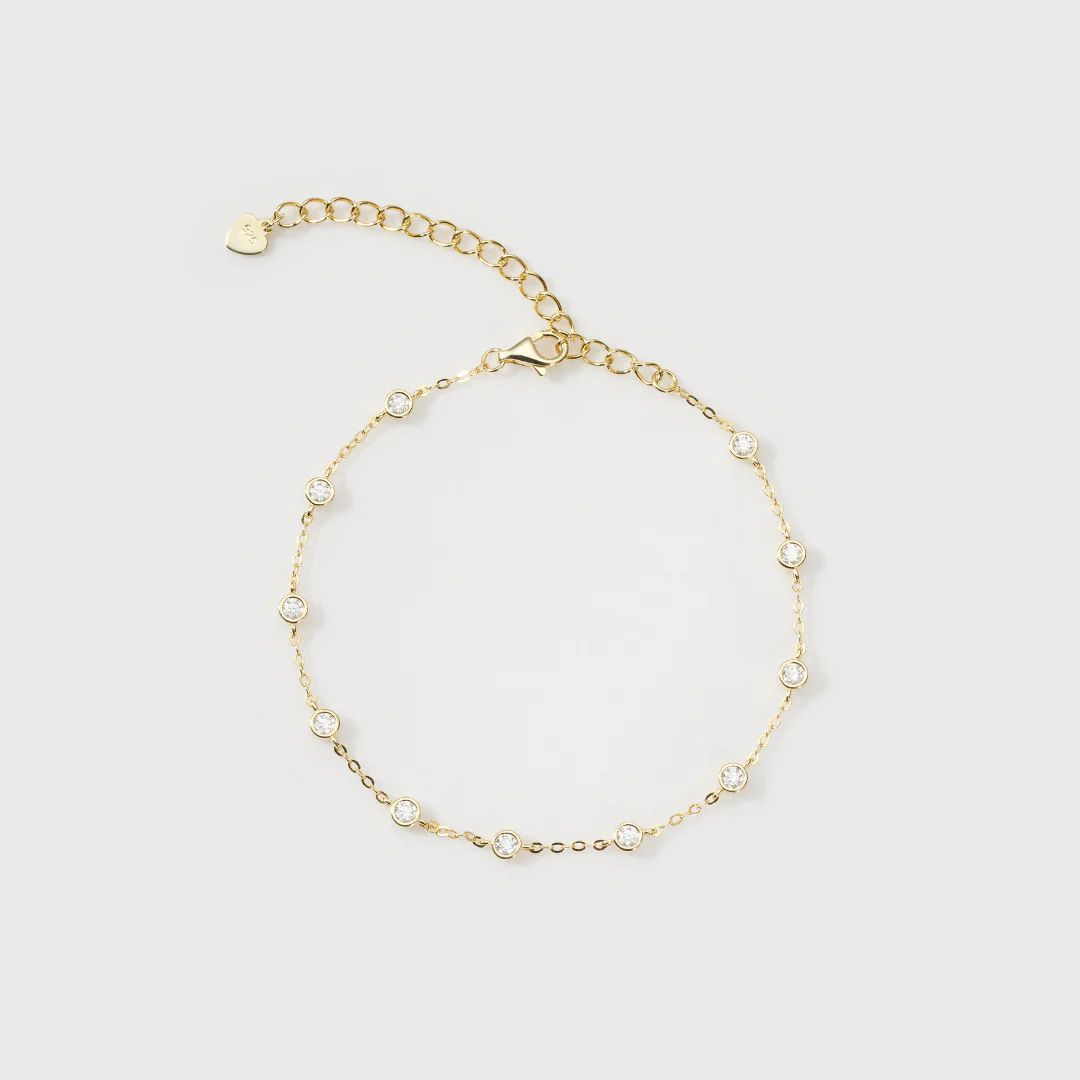 Moissanite Novem Bracelet (Gold)