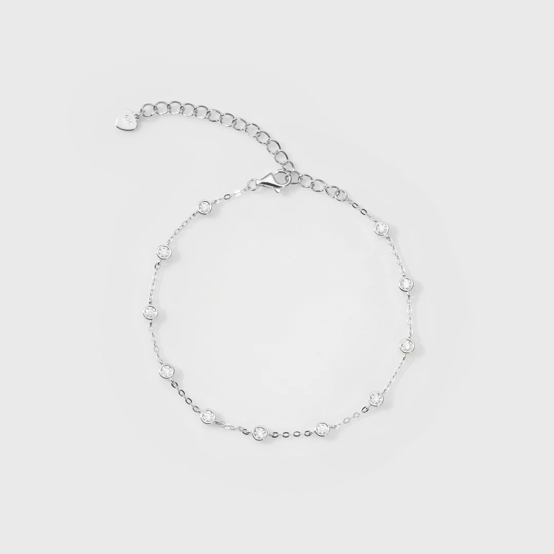 Moissanite Novem Bracelet (Silver)