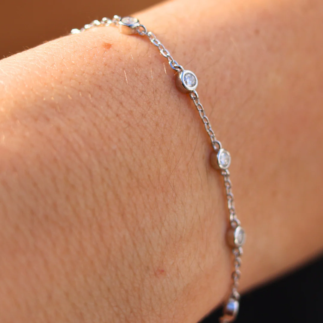 Moissanite Novem Bracelet (Silver) - Image 2