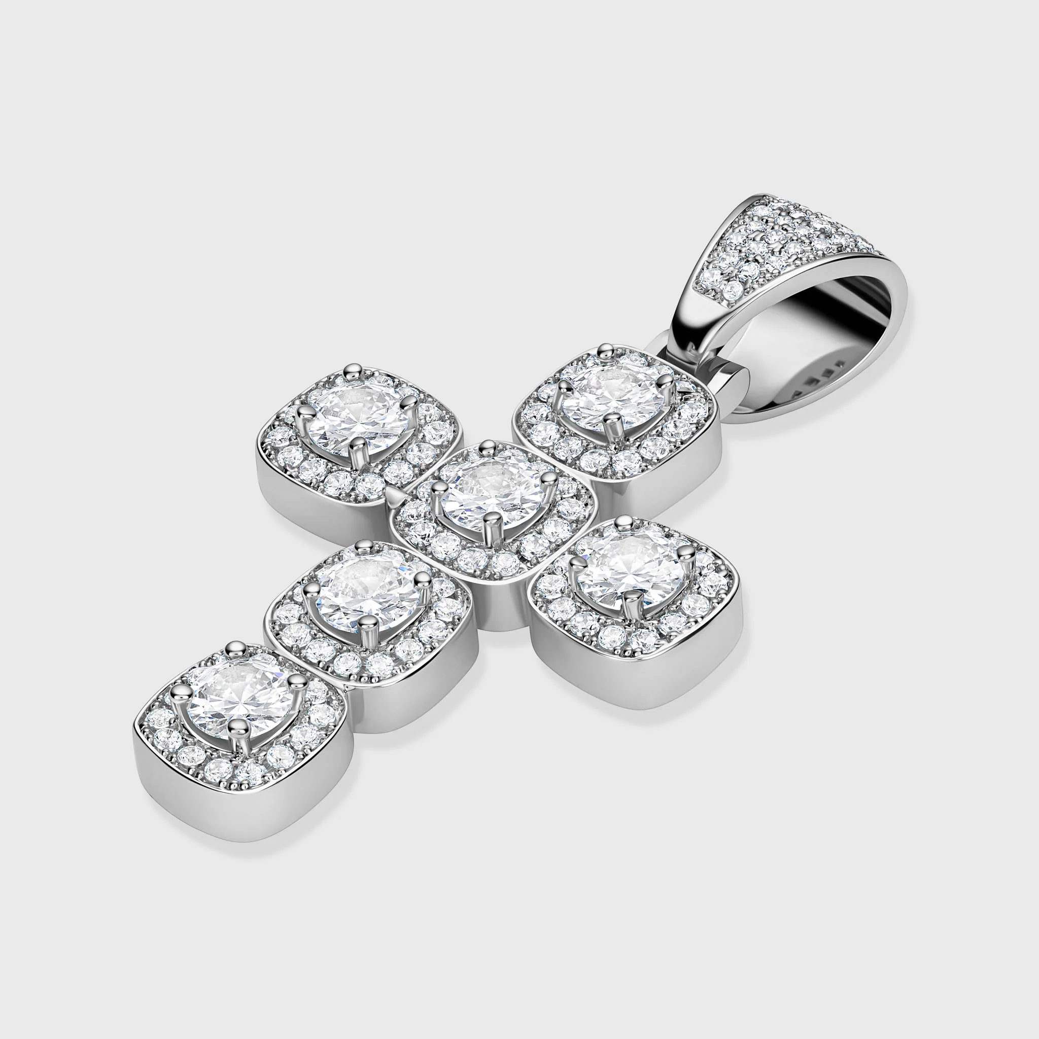 Radiant Cross Pendant (Silver) - Image 3