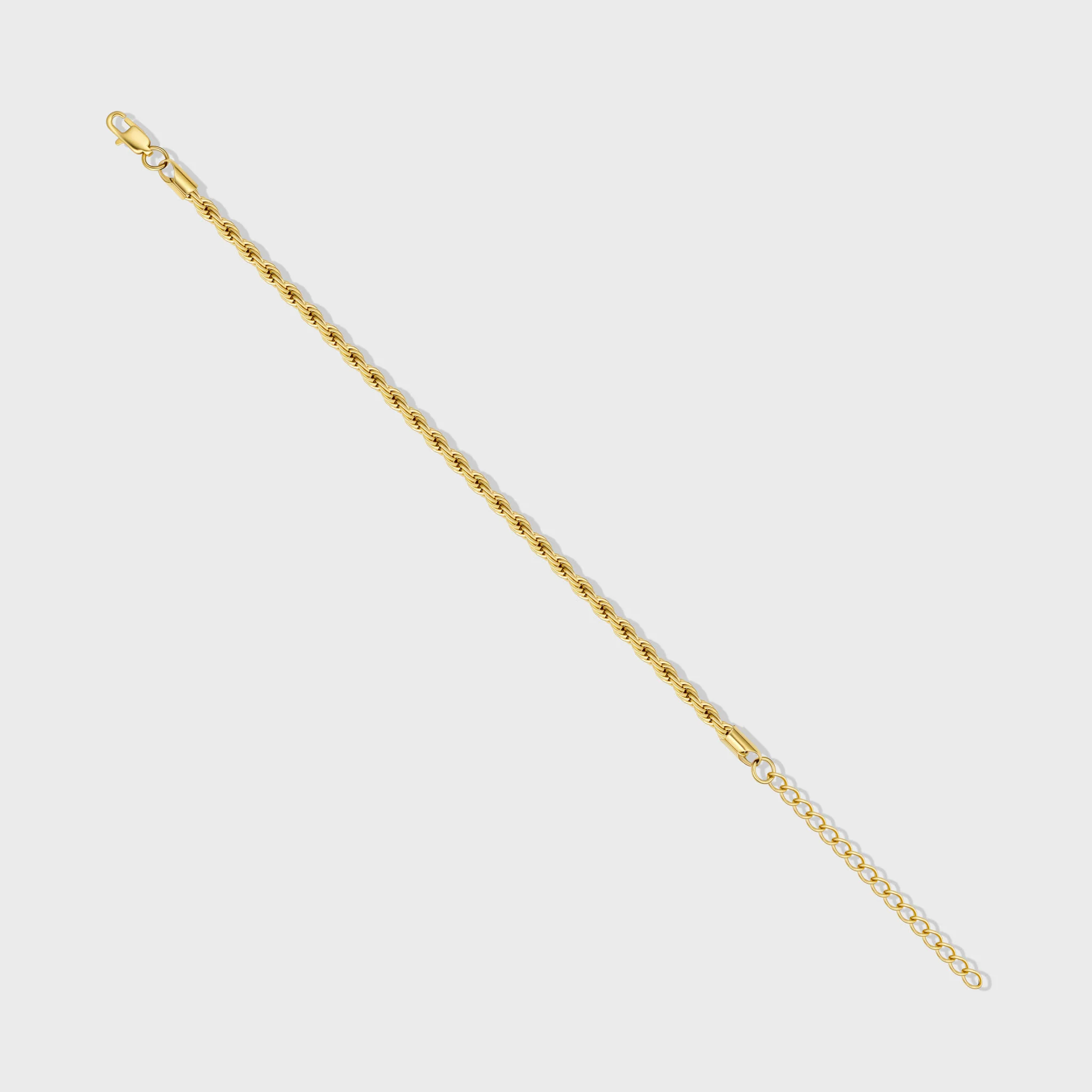 Rope Bracelet (Gold) - 4mm - Image 4