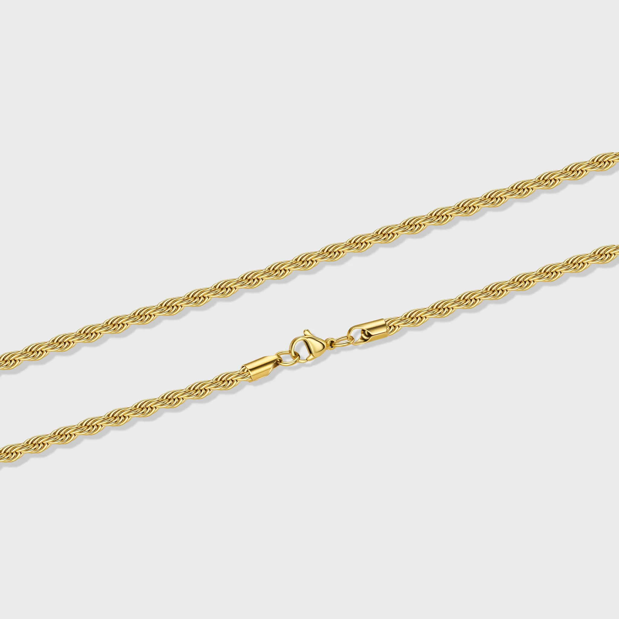 Rope Chain (Gold) - 4mm - Image 3