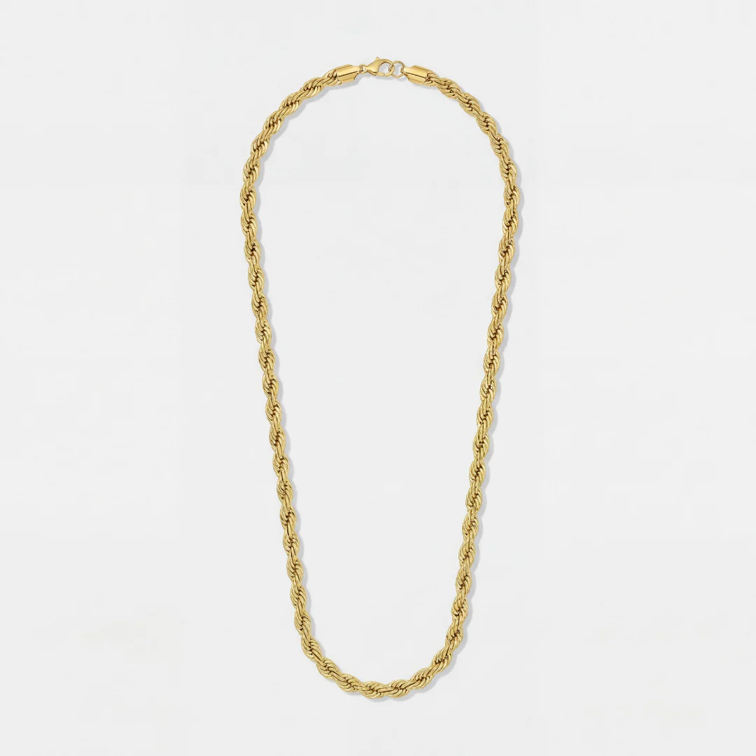 Rope Chain (Gold) - 6mm - Image 3