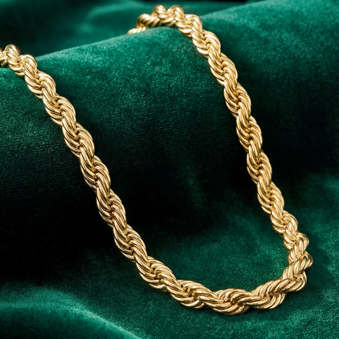 Rope Chain (Gold) - 6mm - Image 5