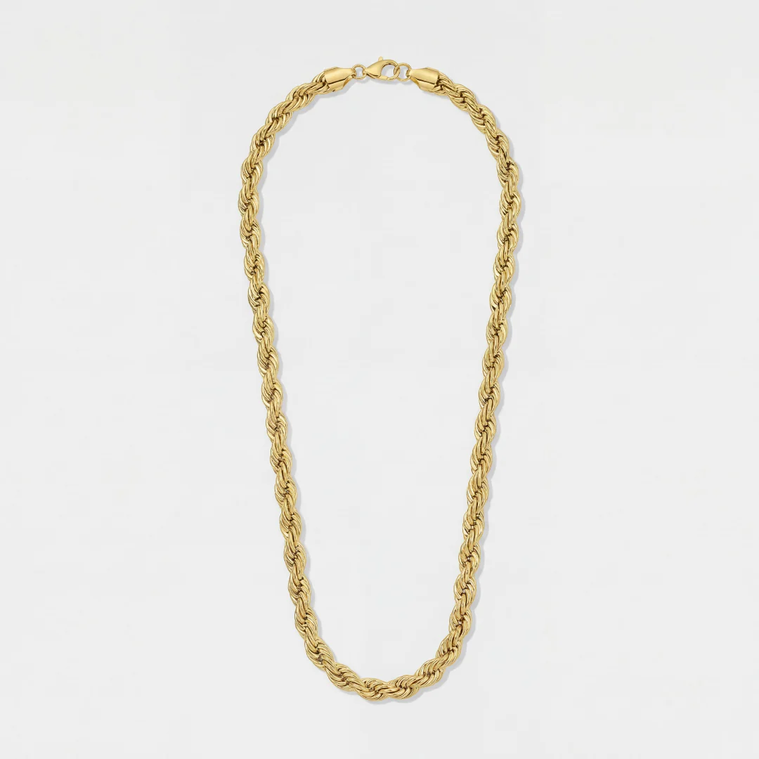 Rope Chain (Gold) - 8mm - Image 3