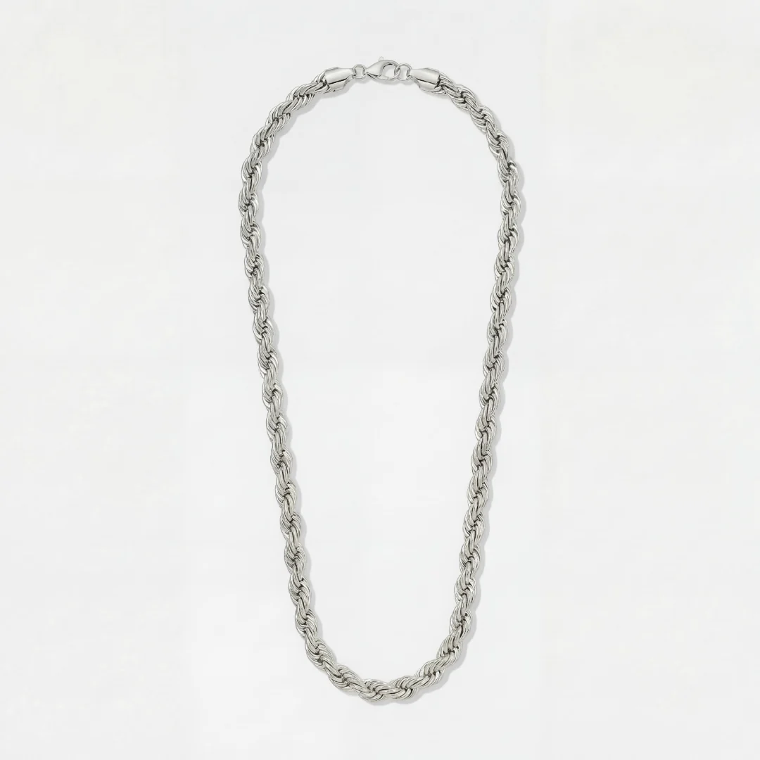 Rope Chain (Silver) - 8mm - Image 3