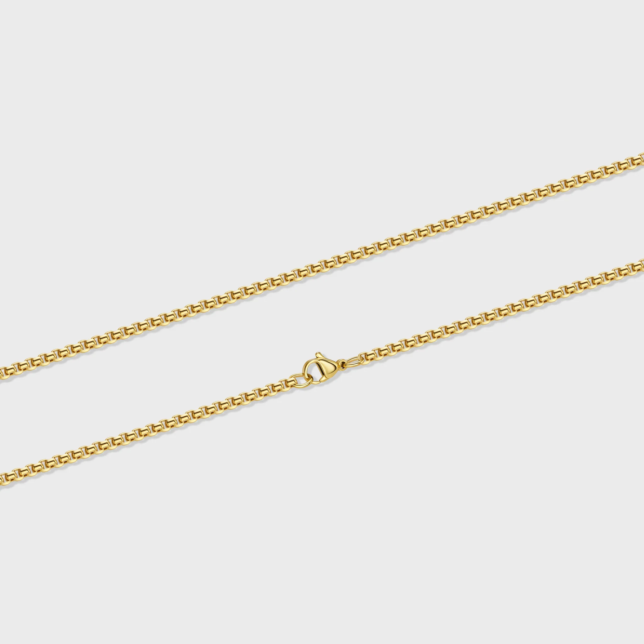 Round Box Chain (Gold) - 3mm - Image 3