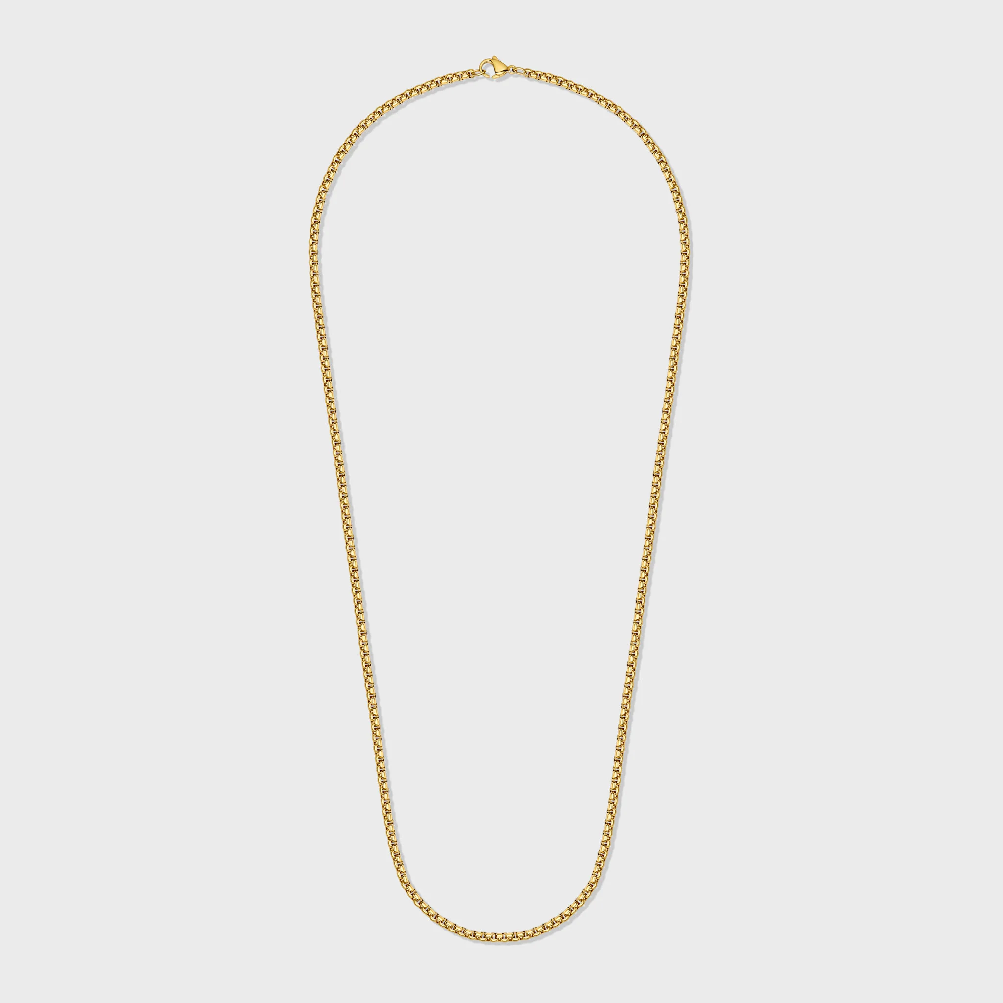 Round Box Chain (Gold) - 3mm - Image 4