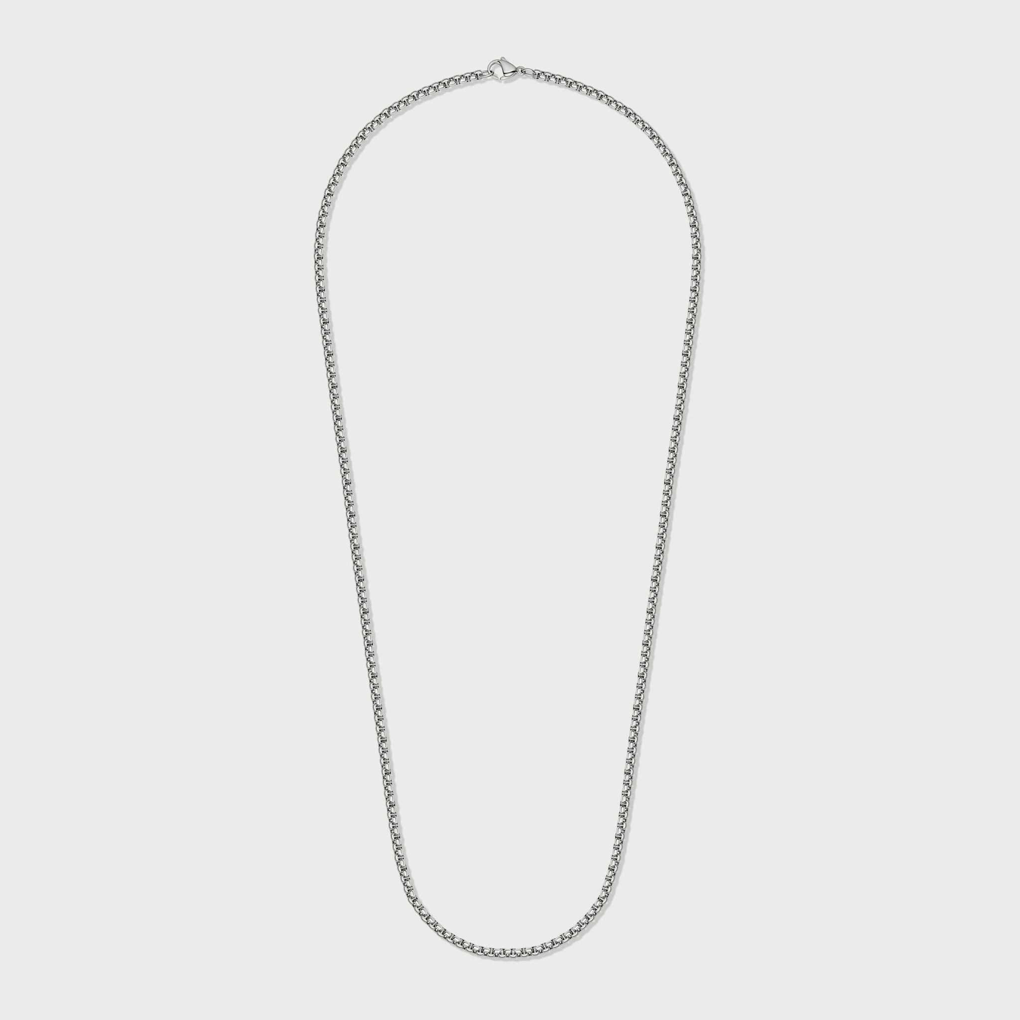 Round Box Chain (Silver) - 3mm - Image 3