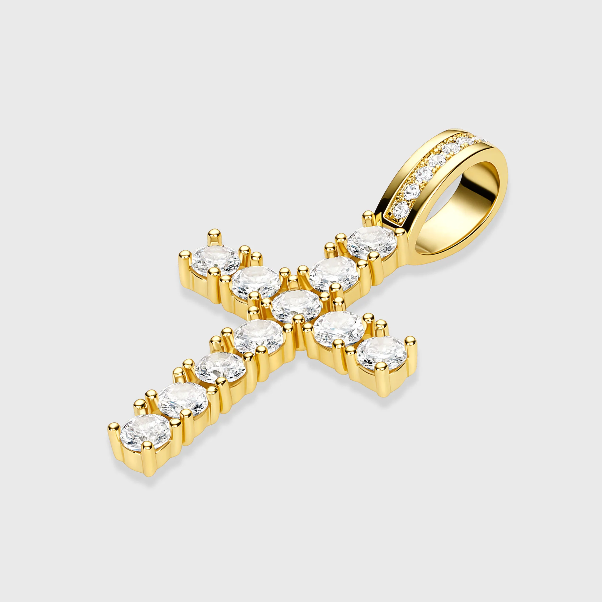 Small Cross Pendant (Gold) - Image 3