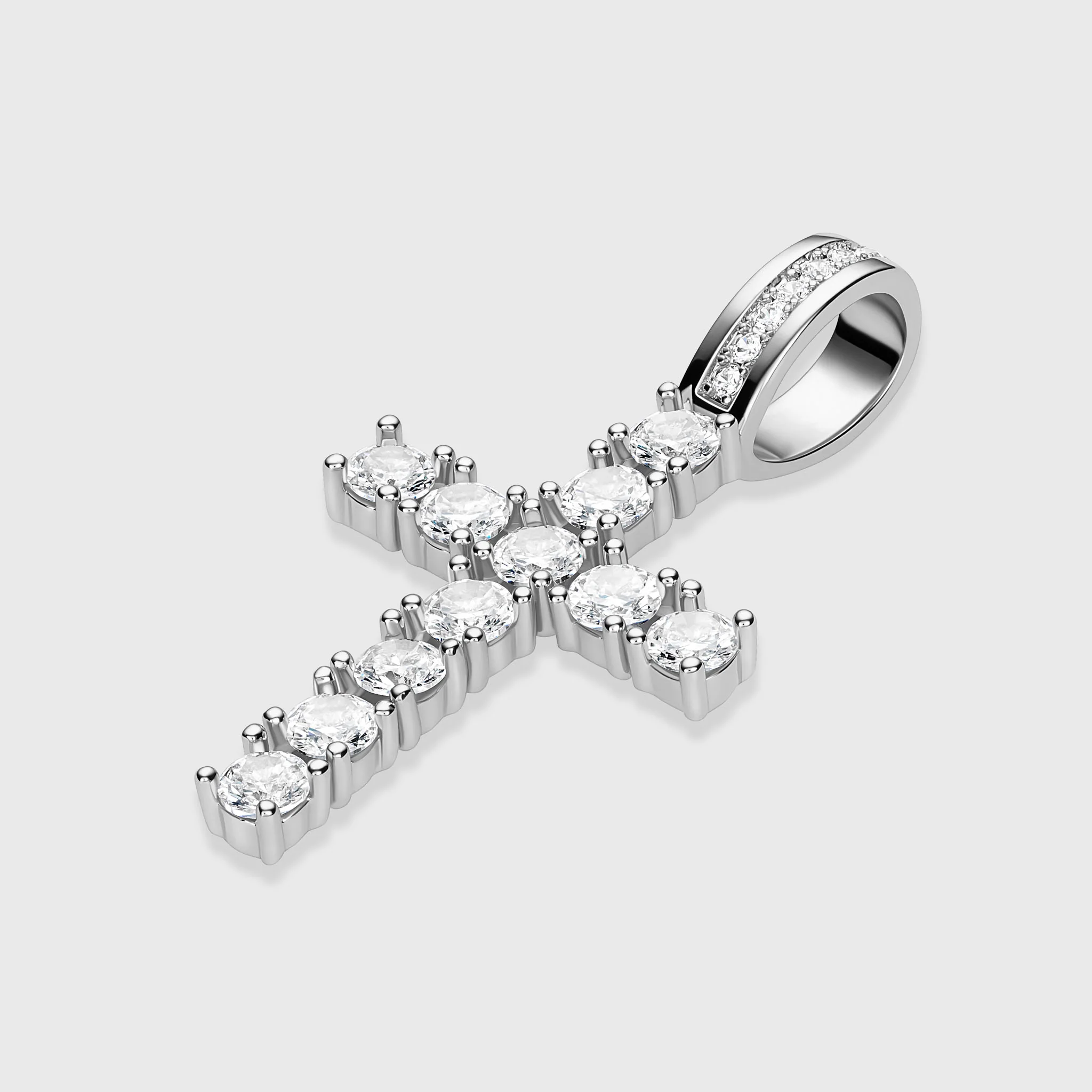 Small Cross Pendant (Silver) - Image 3