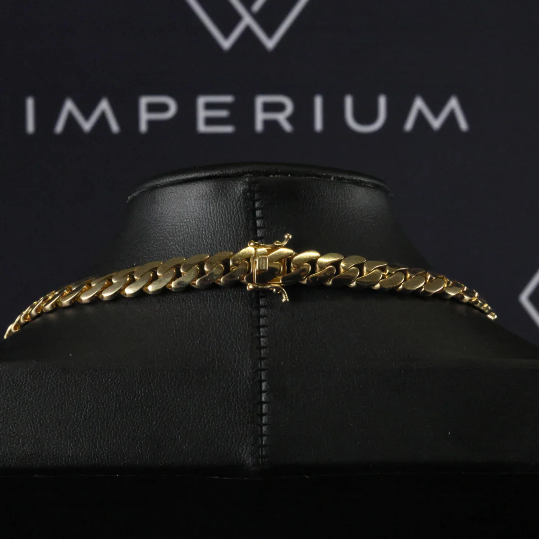 Solid Gold Miami Cuban Link Chain - 12mm - Image 3