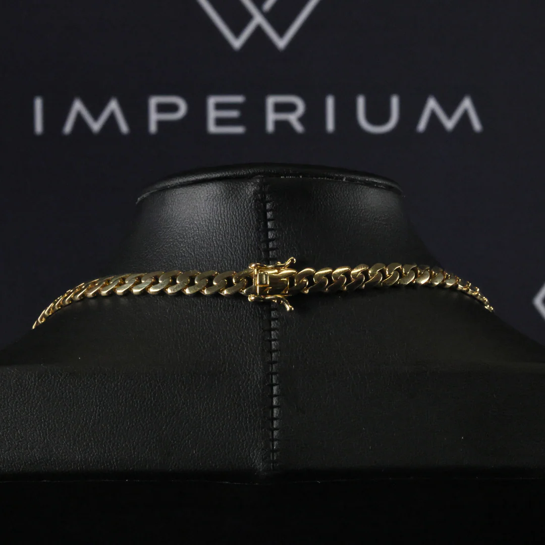 Solid Gold Miami Cuban Link Chain - 6mm - Image 3