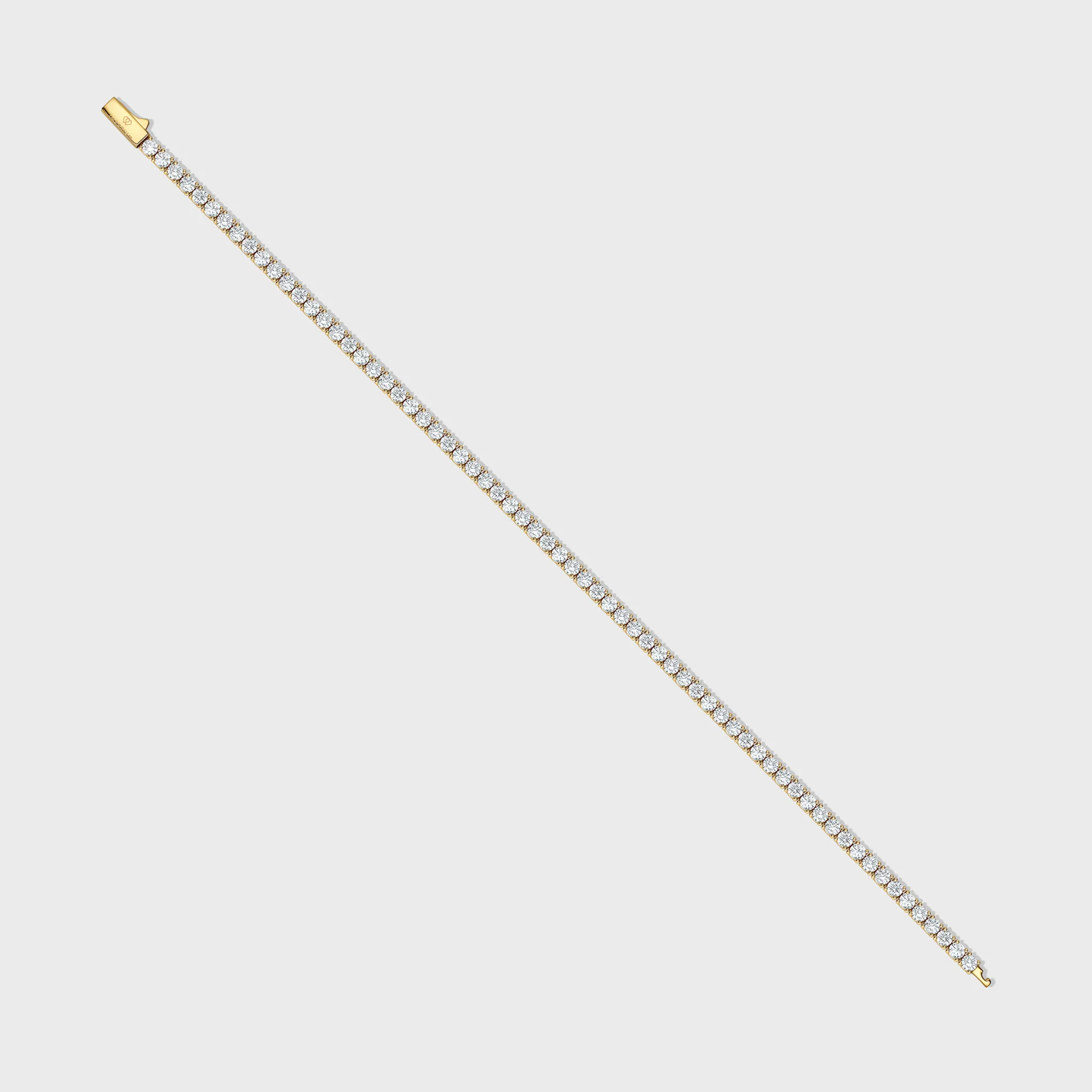 Tennis Bracelet (Gold) - 3mm - Image 3