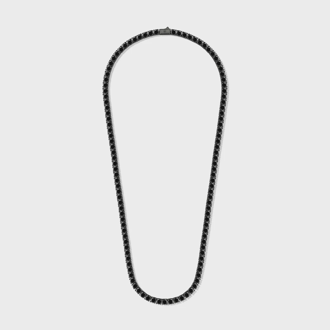 Tennis Chain (Black) - 4mm - Image 4