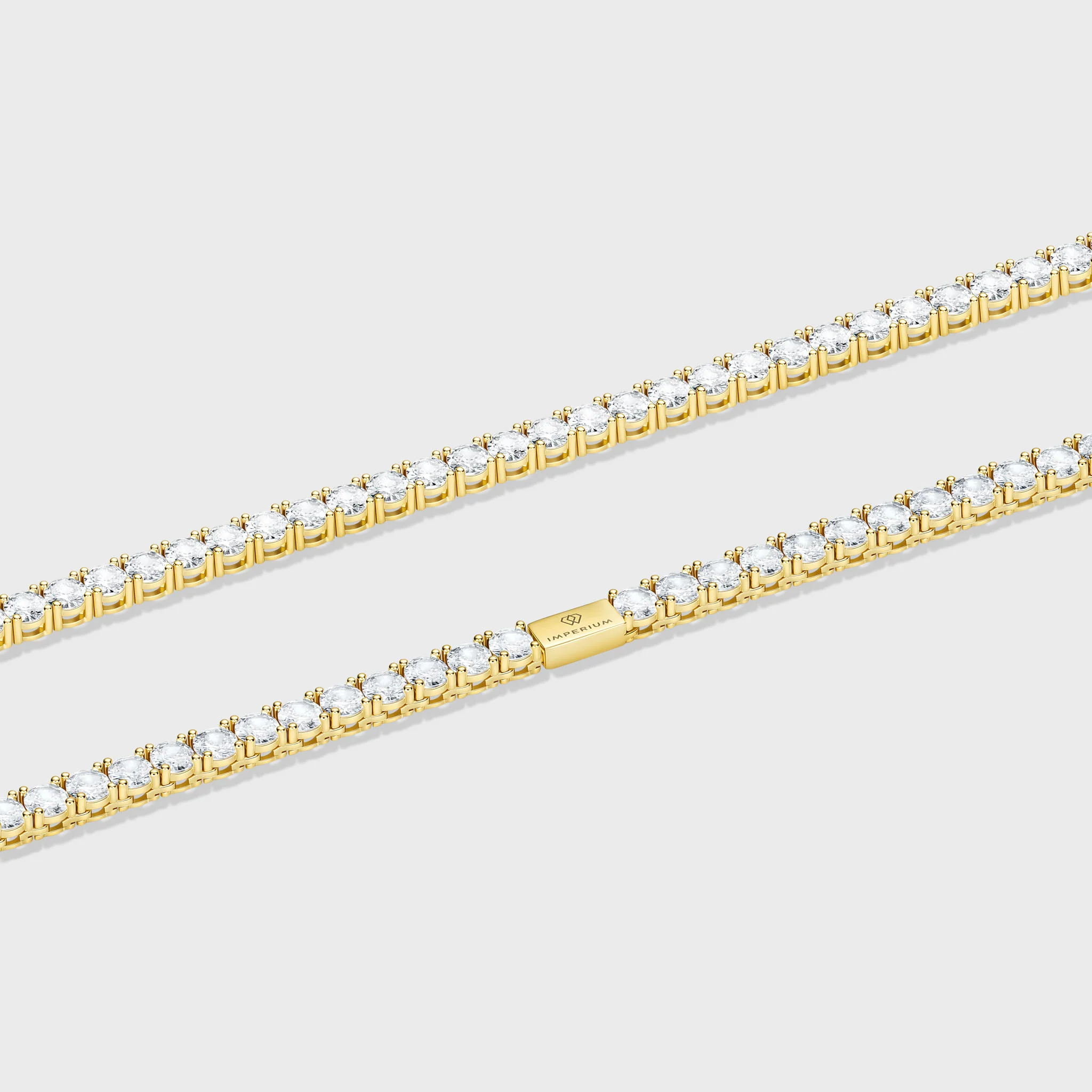 Tennis Chain (Gold) - 5mm - Image 3