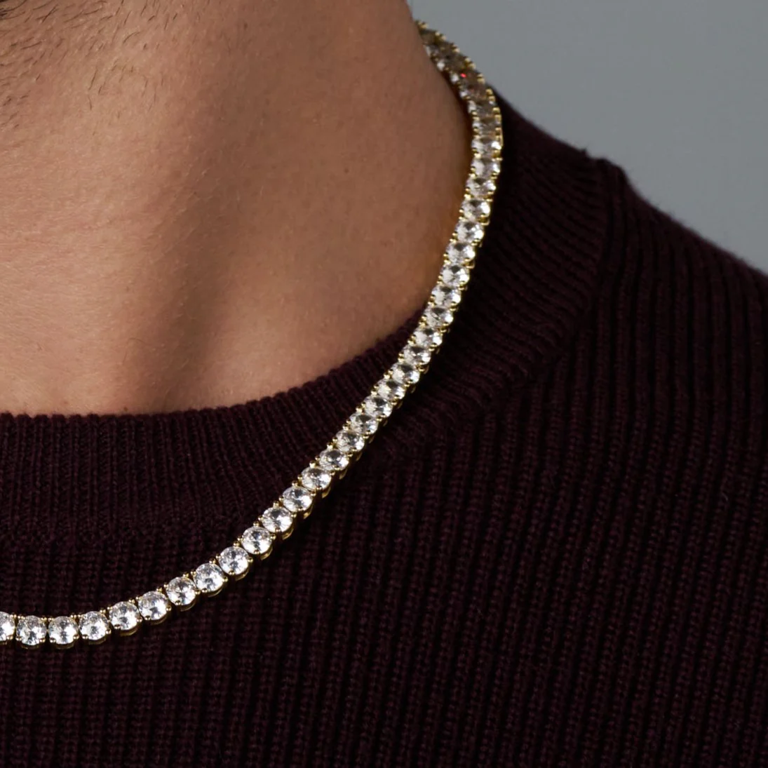 Tennis Chain (Gold) - 5mm - Image 5