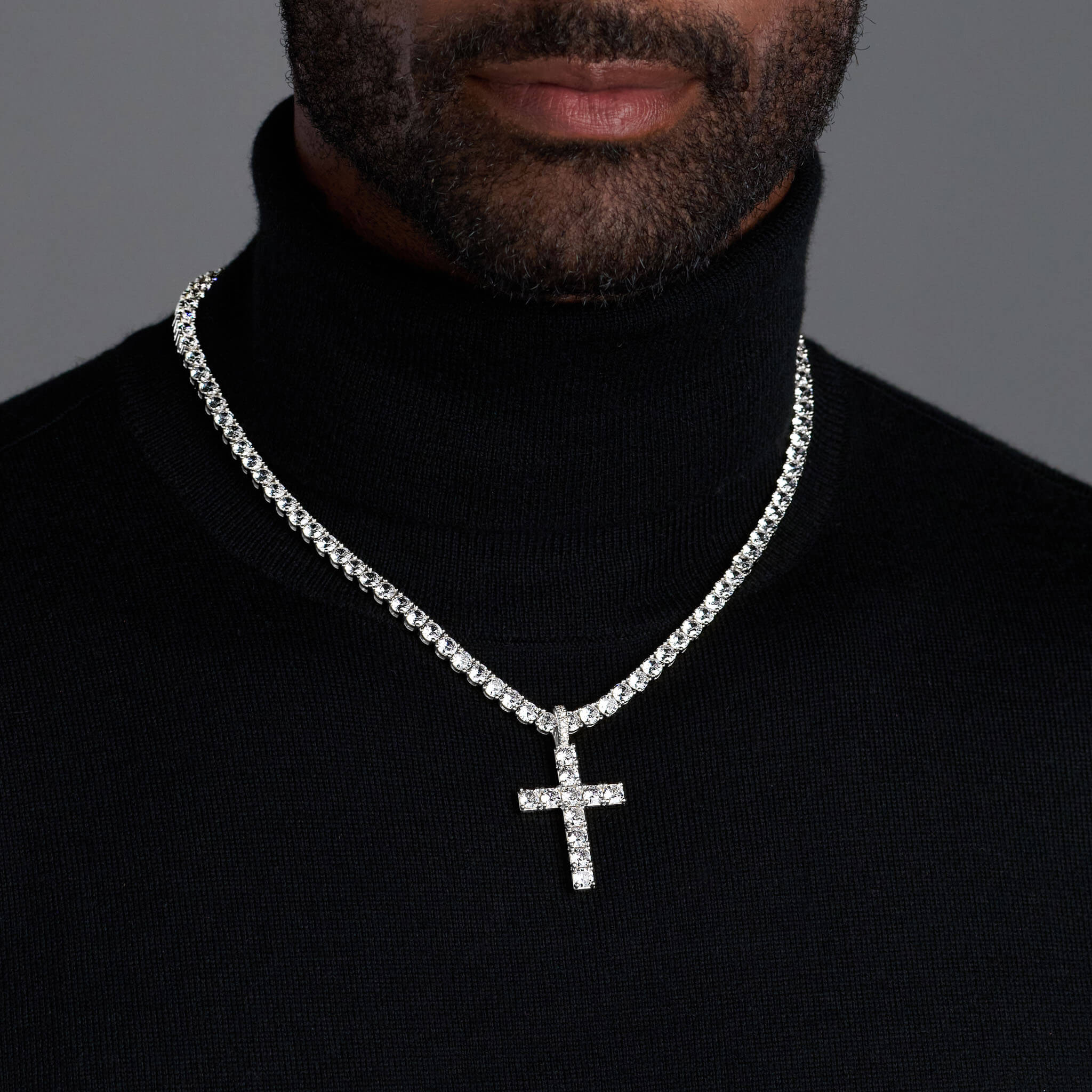 Tennis Chain (Silver) - 5mm - Image 3