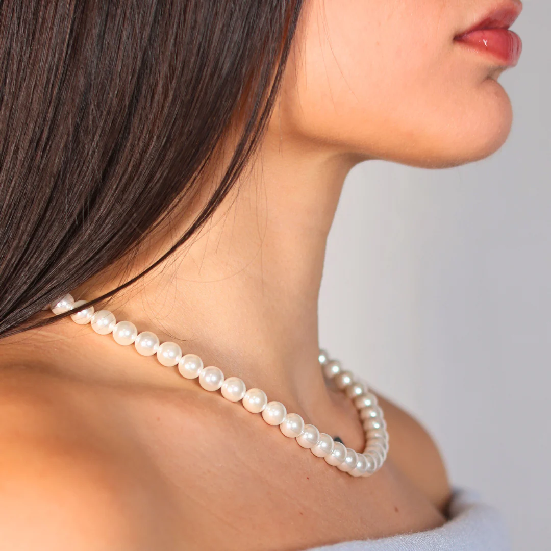 Women's Pearl Necklace - 8mm - Image 6