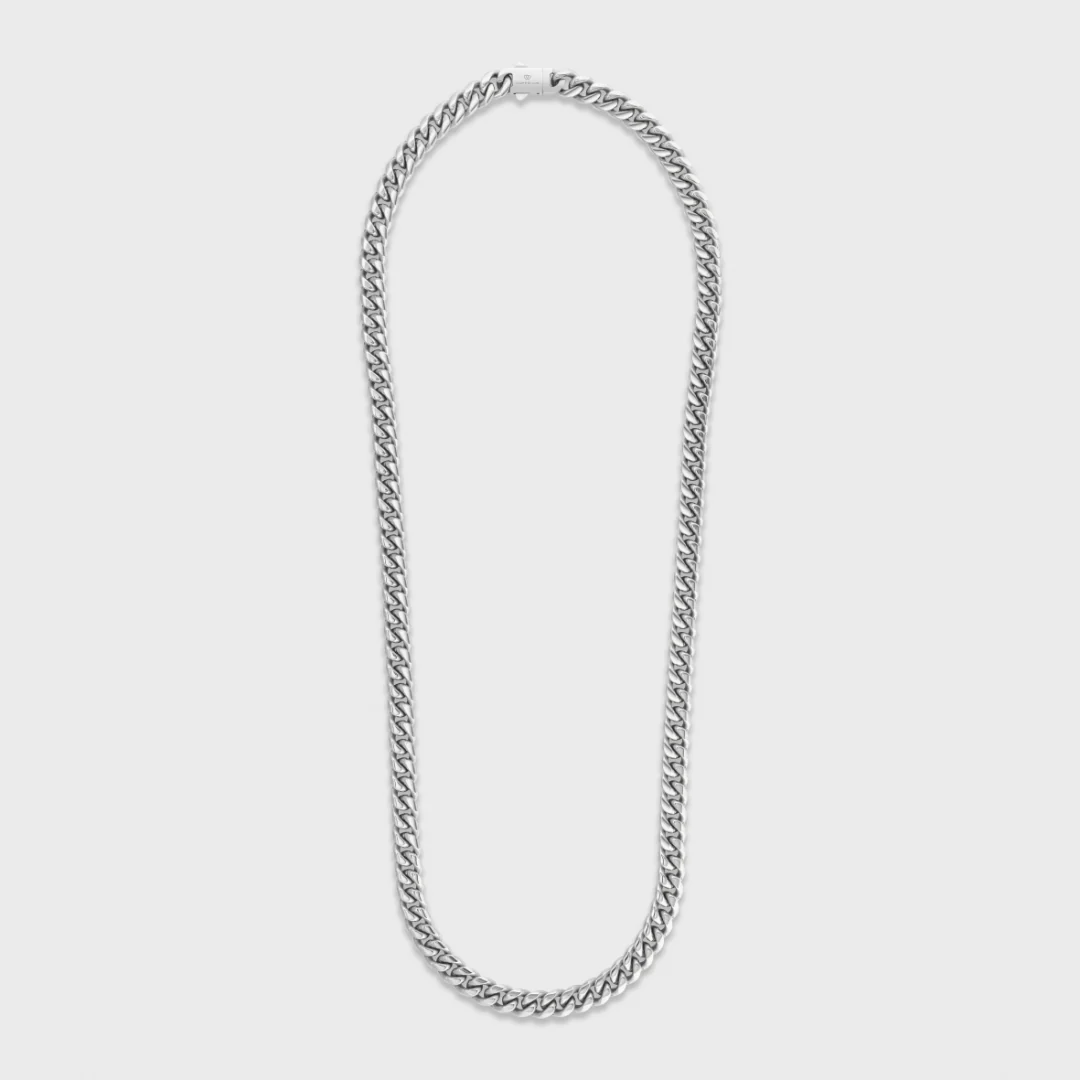 Women's Cuban Chain (Silver) - 8mm - Image 4