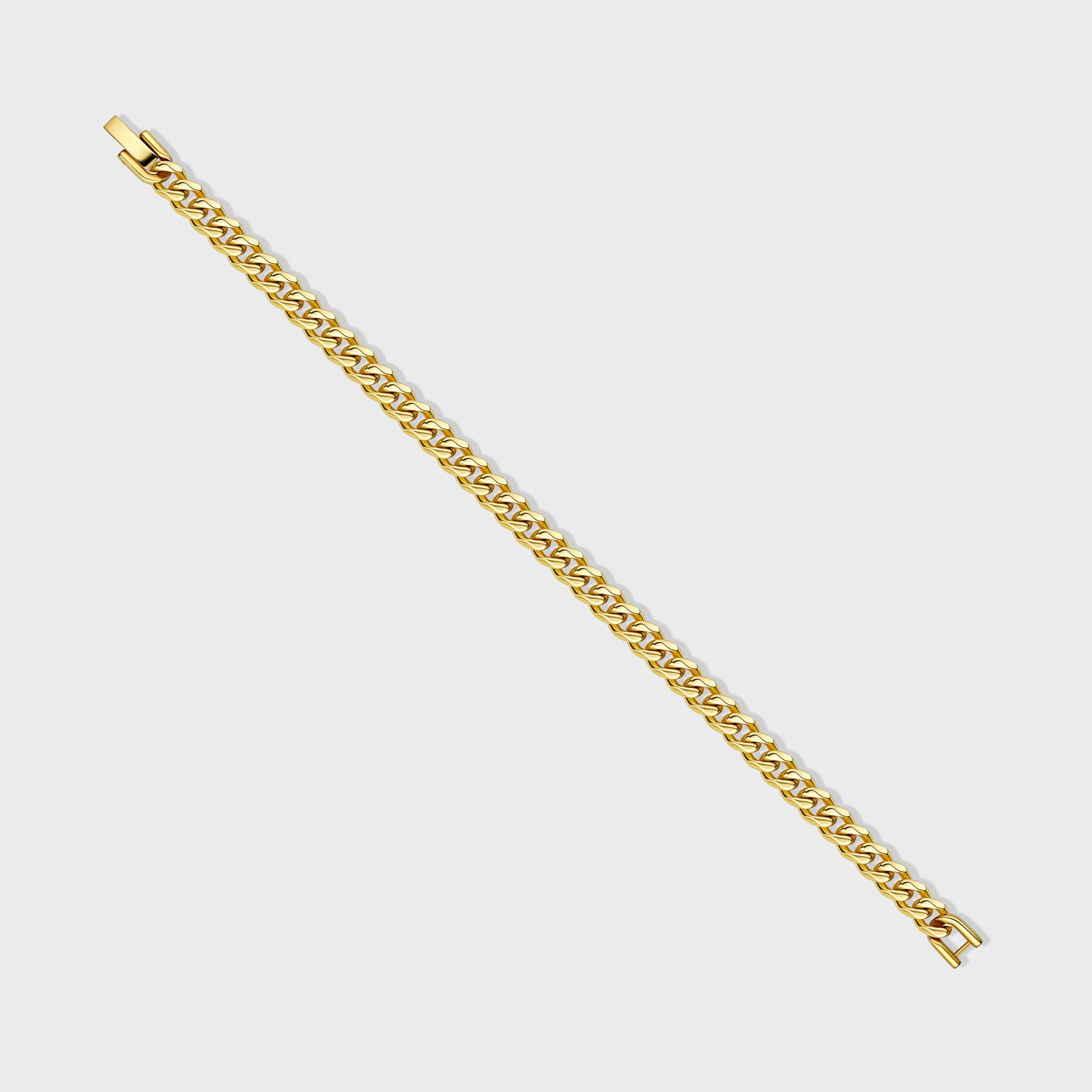 Women's Cuban Link Bracelet (Gold) - 5mm - Image 3