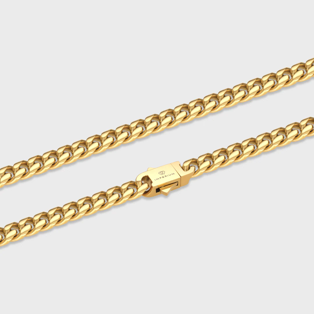Women's Cuban Chain (Gold) - 5mm - Image 3
