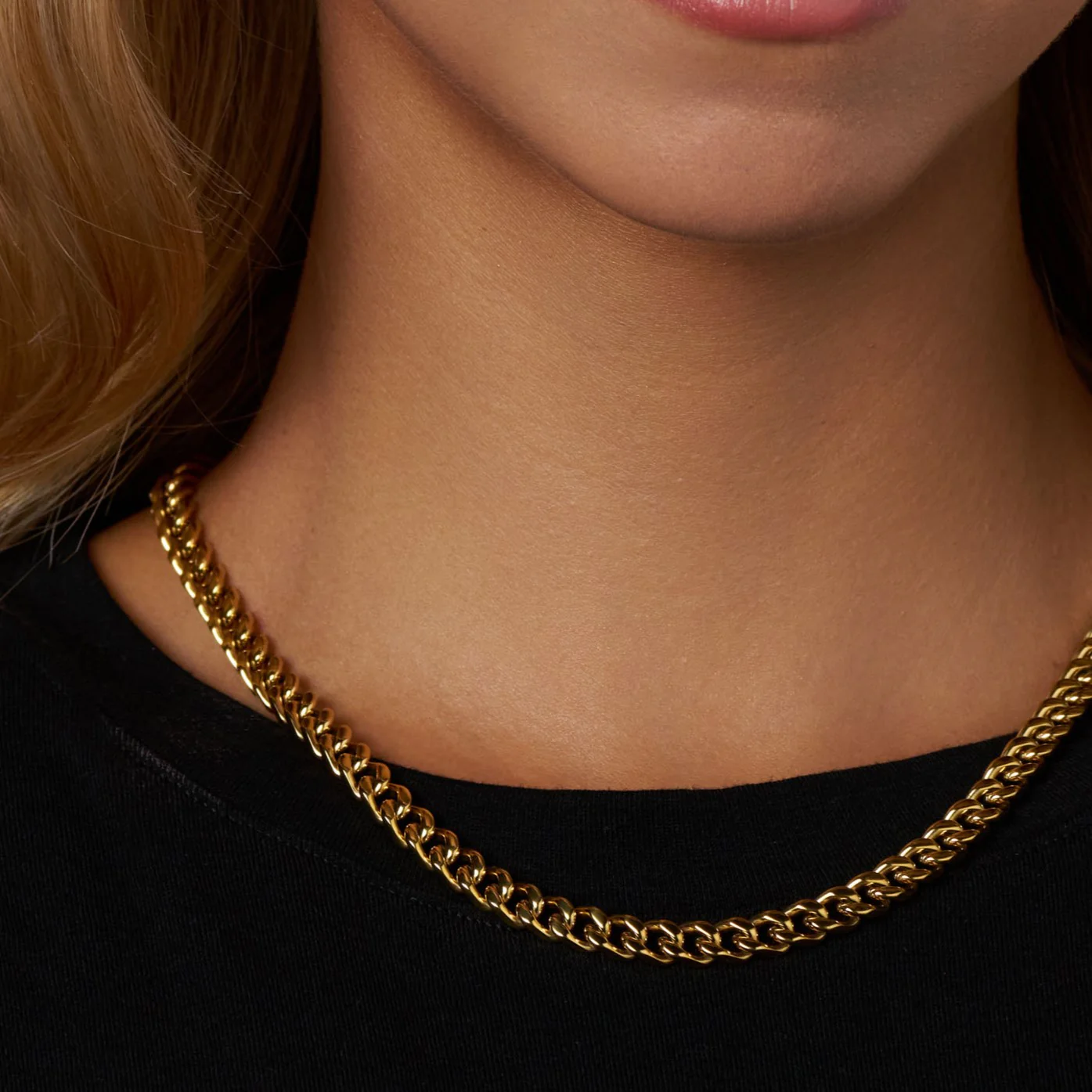 Women's Cuban Chain (Gold) - 5mm - Image 5