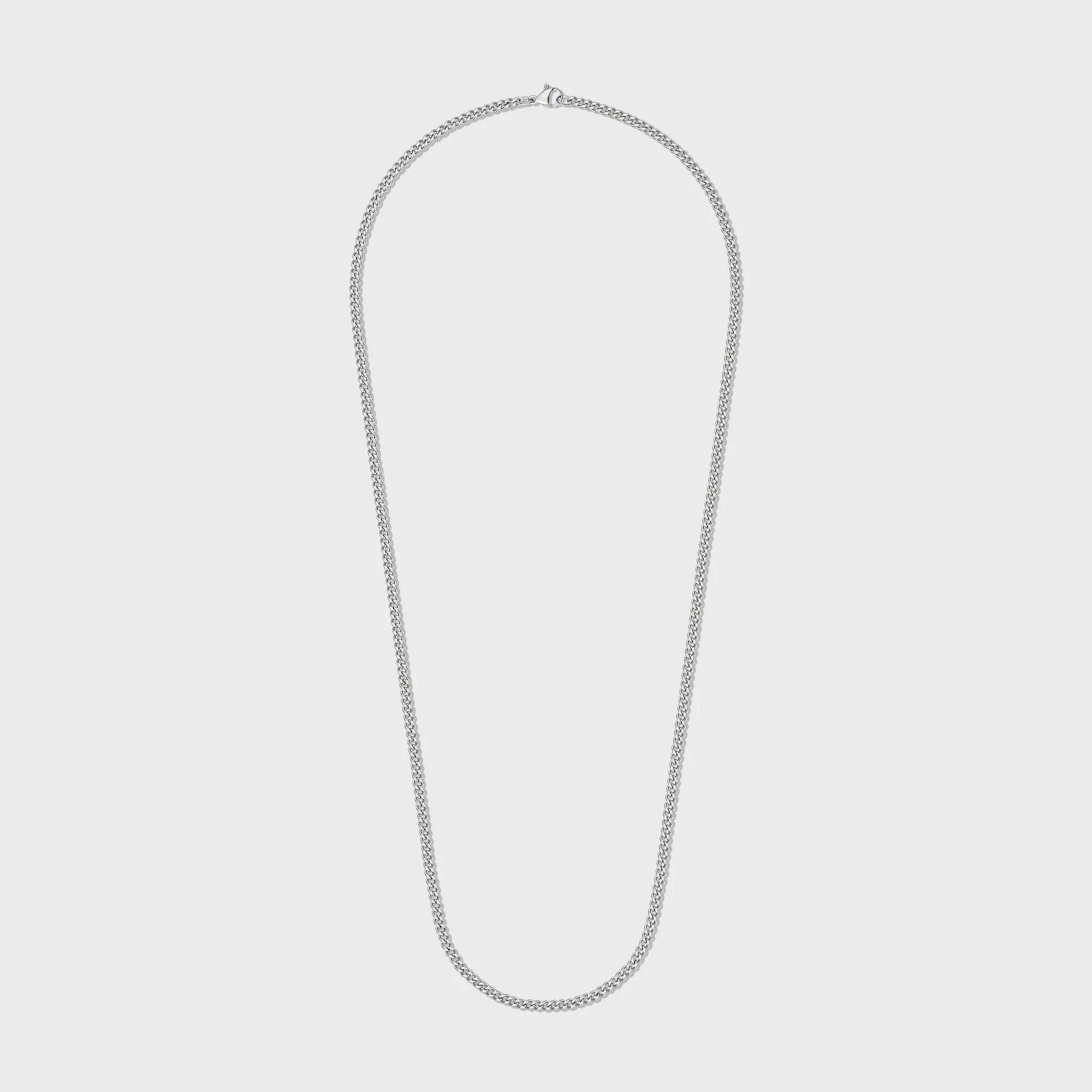 Women's Micro Cuban Chain (Silver) - Image 4