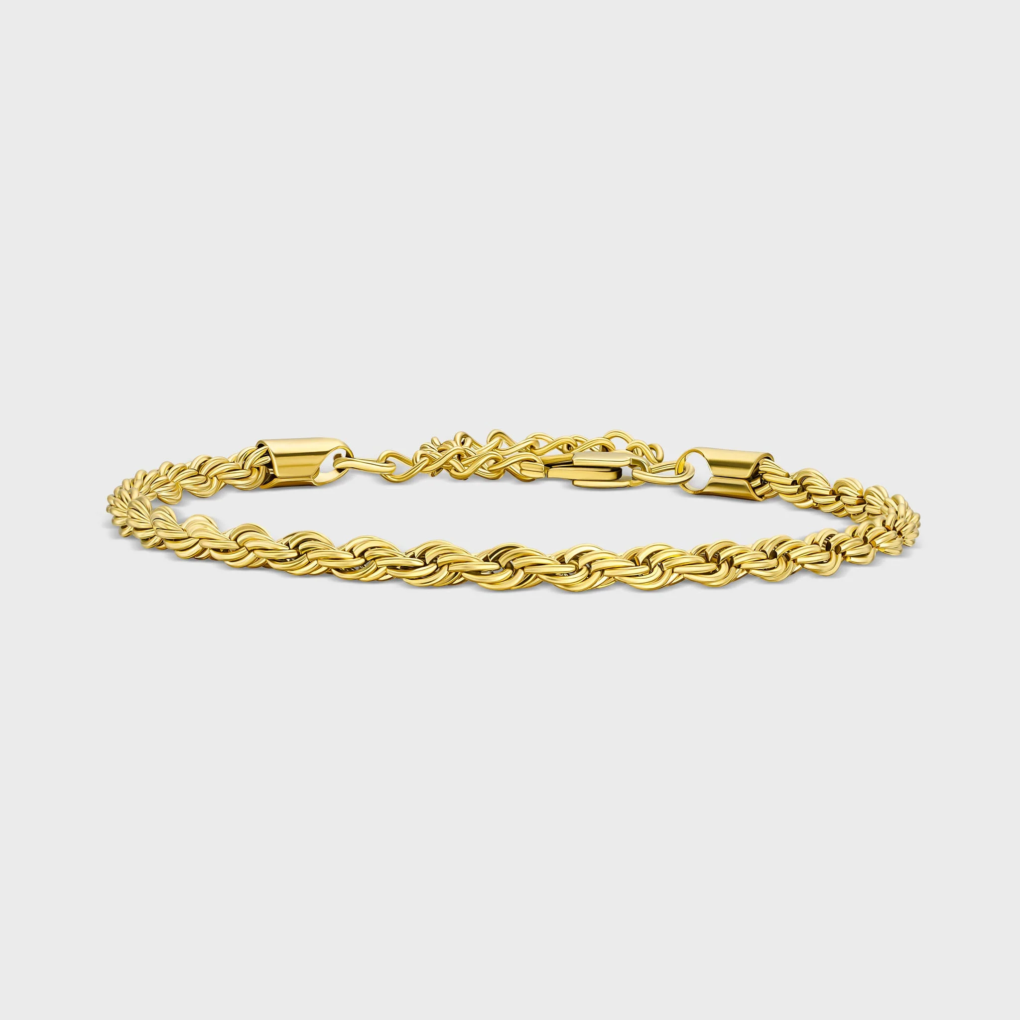 Women's Rope Bracelet (Gold) - 4mm - Image 3