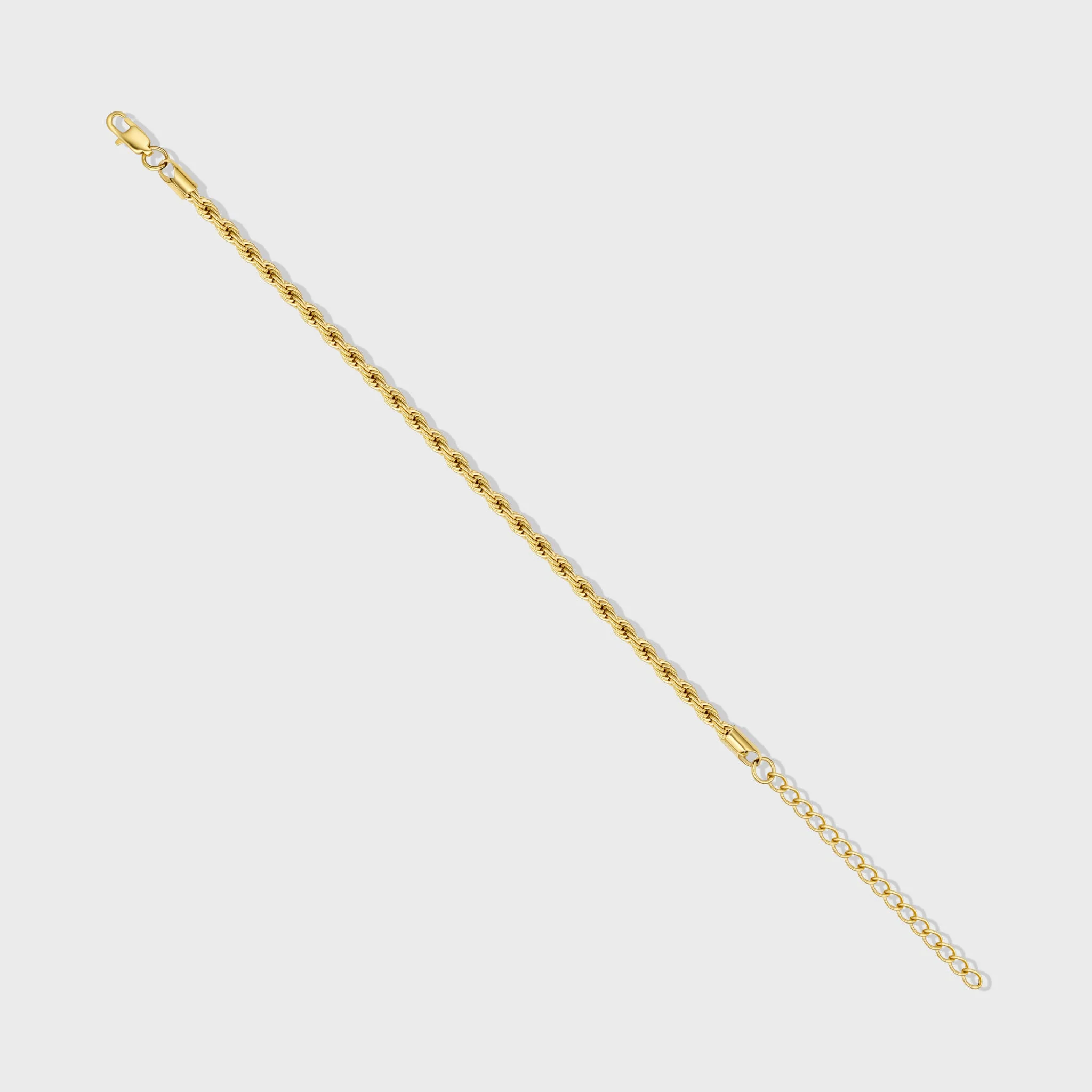 Women's Rope Bracelet (Gold) - 4mm - Image 4